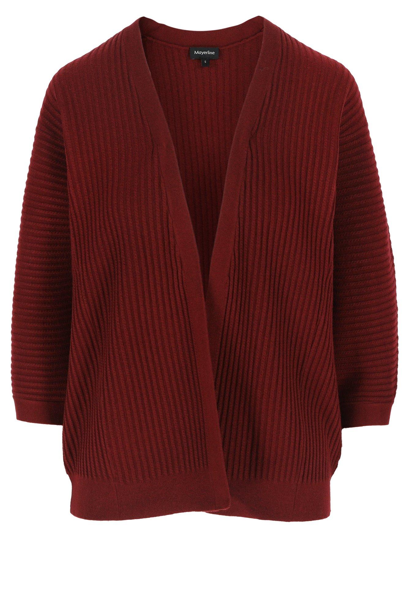 Cardigan - Kimonojasje in tricot met brede rib