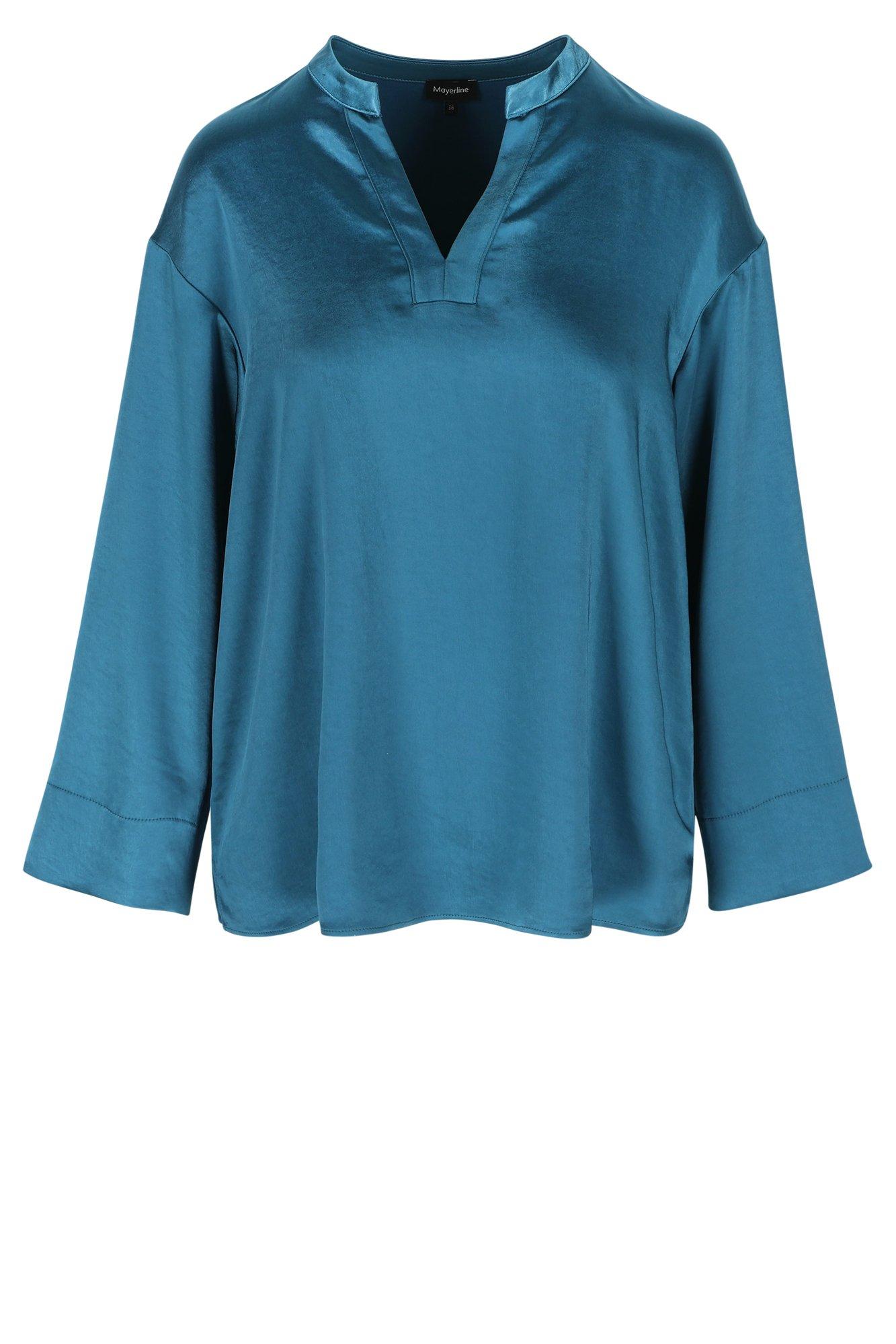 Hemden - Loose fit blouse in satijn