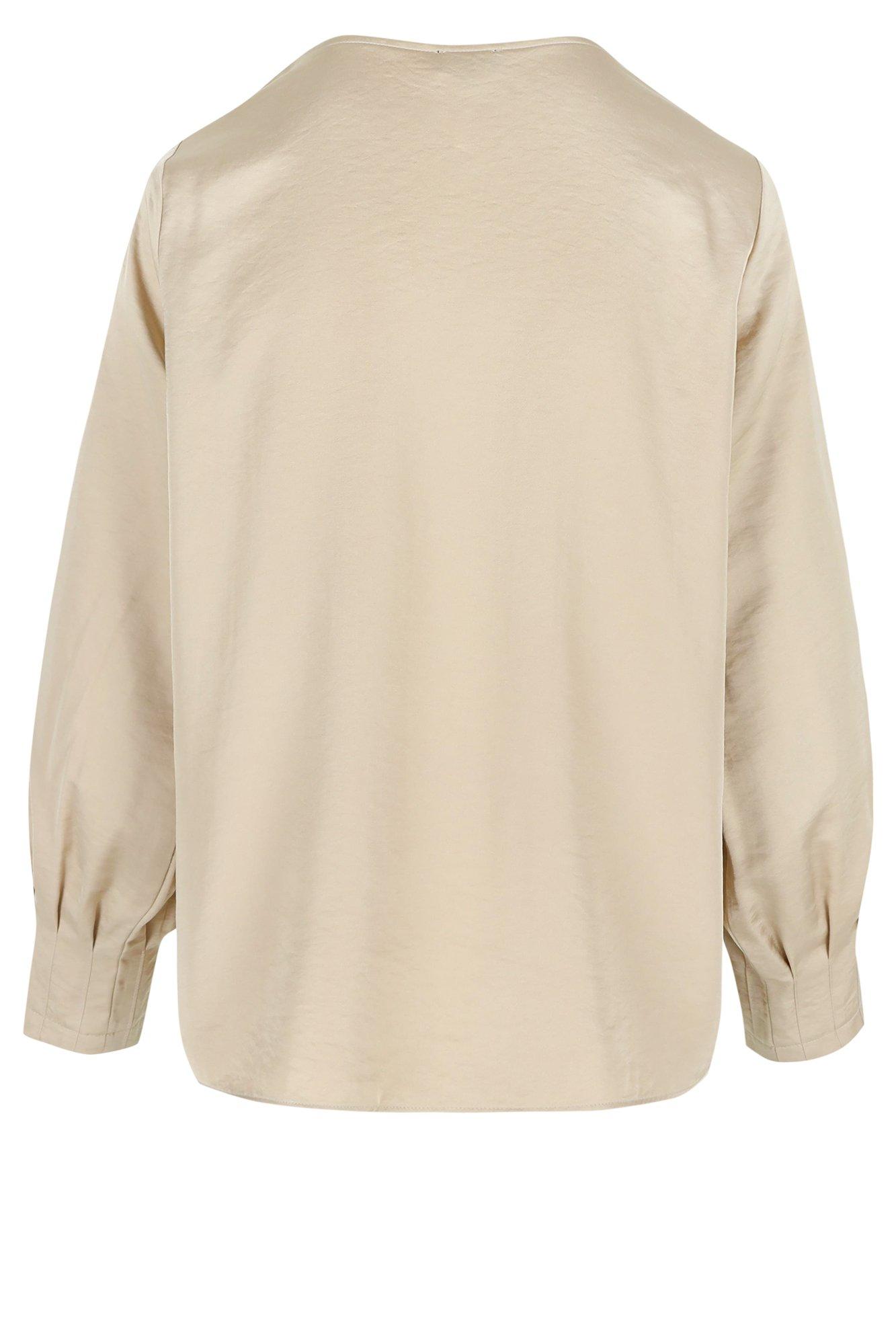 Hemden - Easy care blouse in satijn