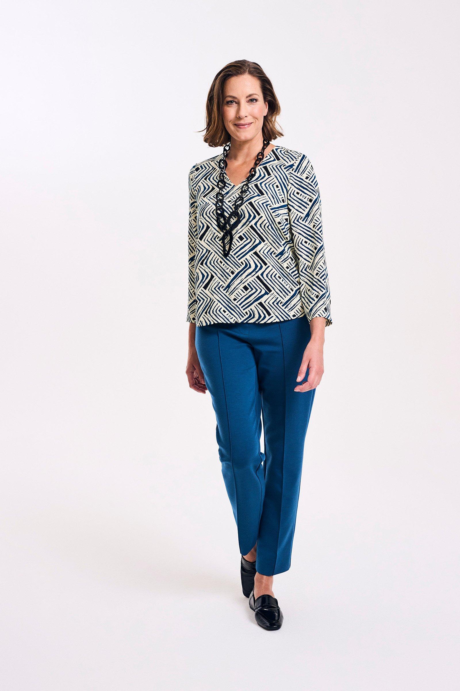 Chemises - Blouse ample imprimée easy care