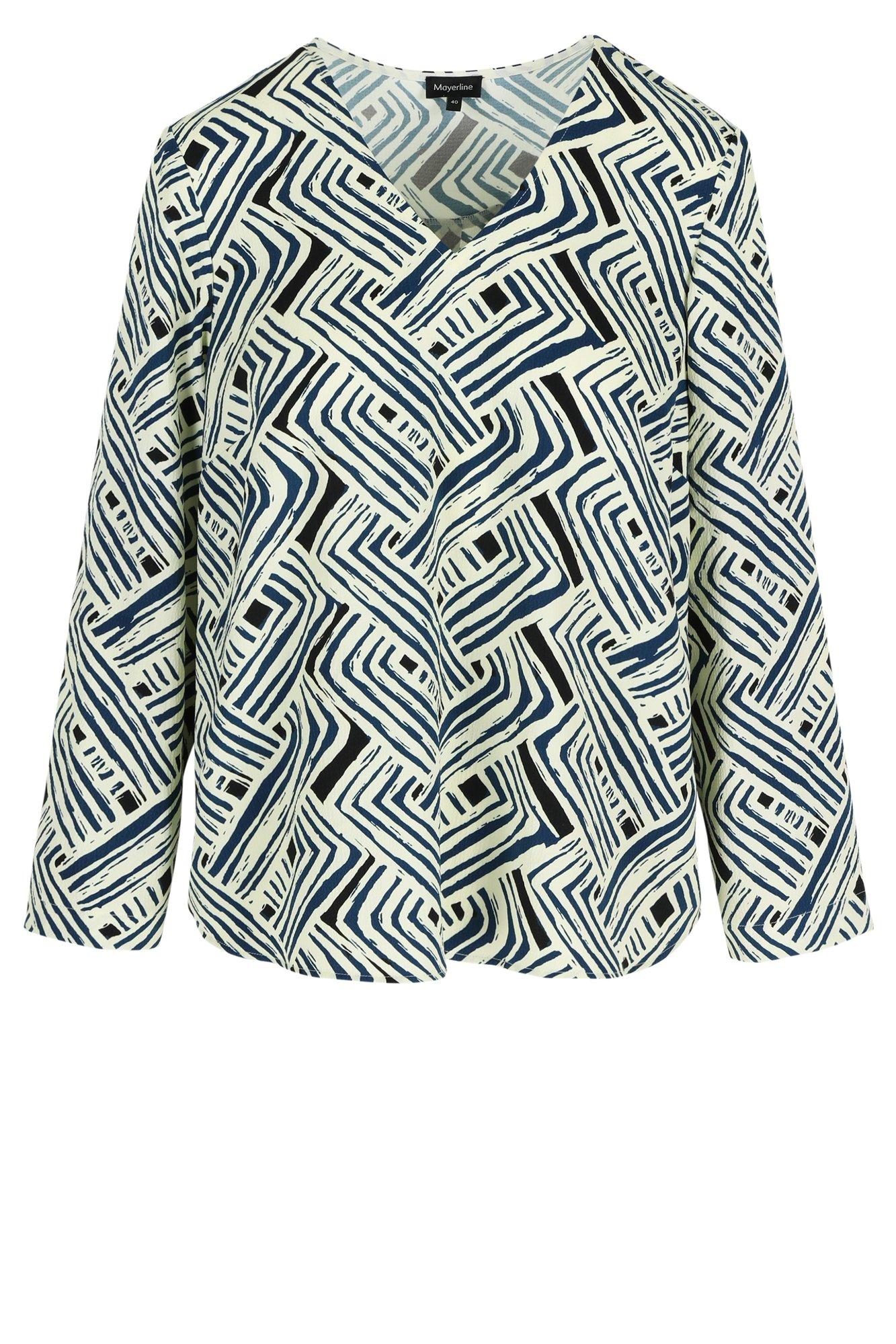 Chemises - Blouse ample imprimée easy care