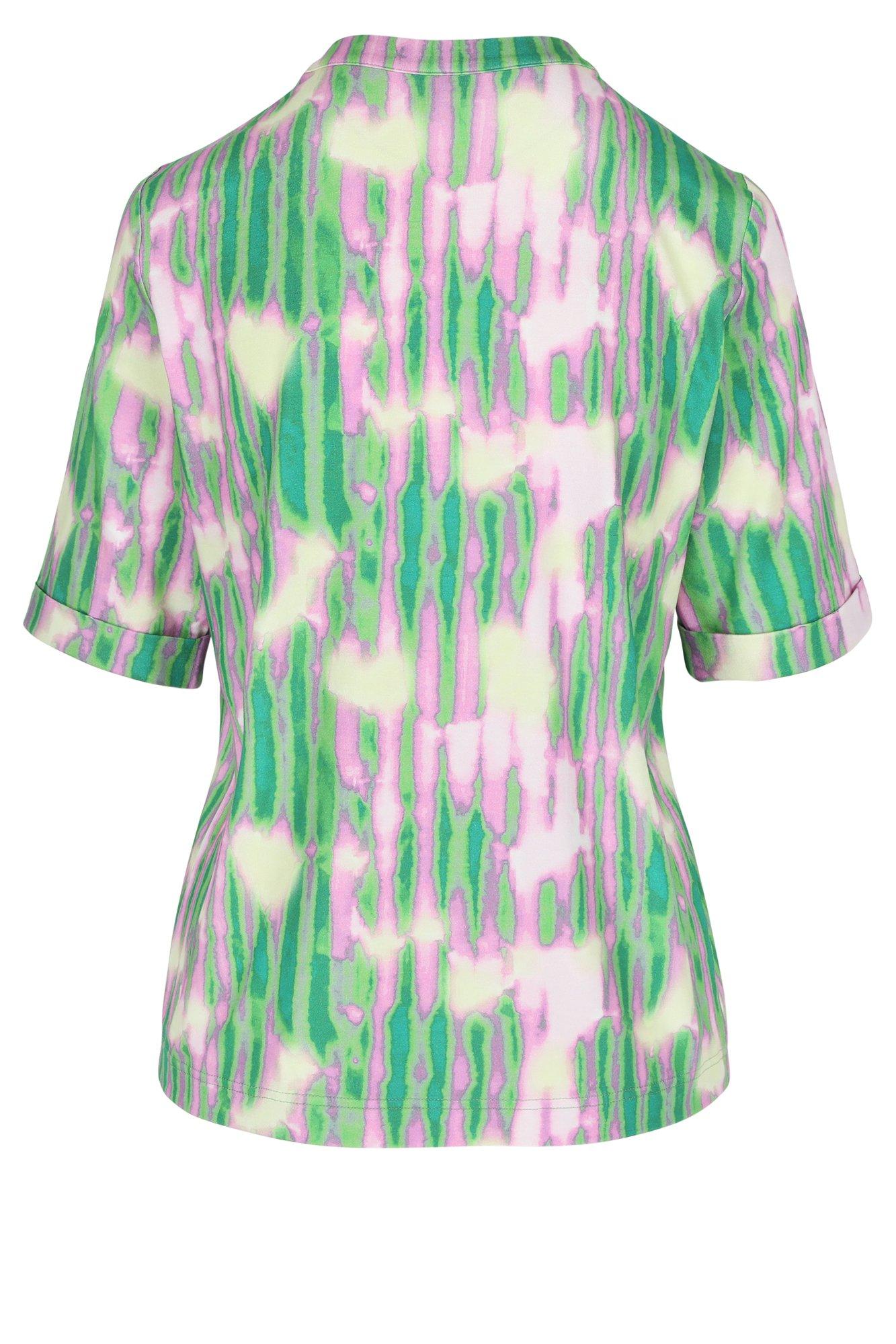 Chemises - Blouse en jersey imprimée