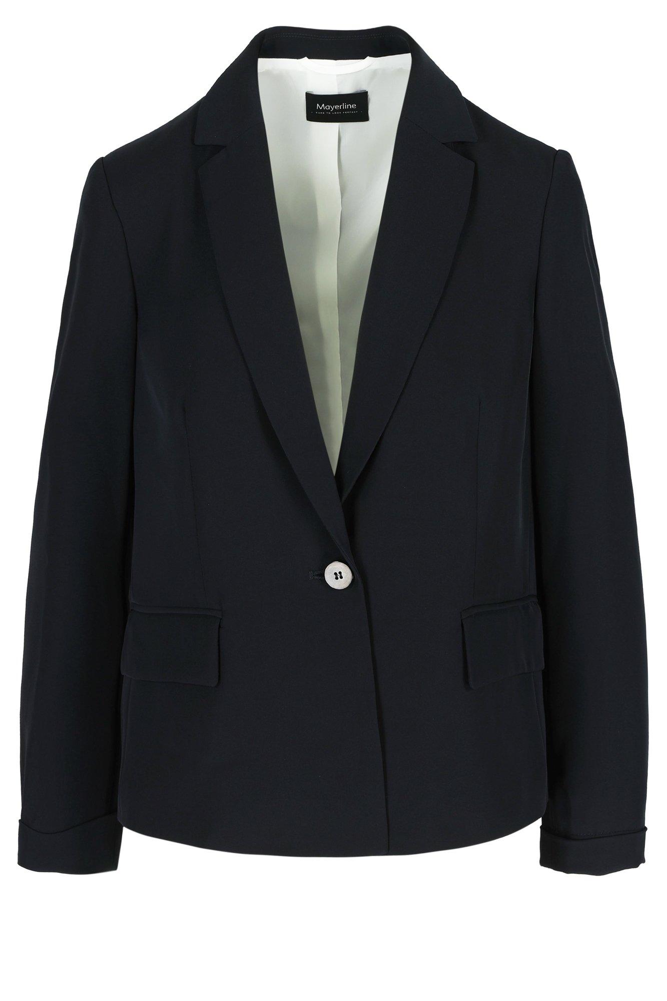 Blazers - Wasbare lightweight blazer in donkerblauw