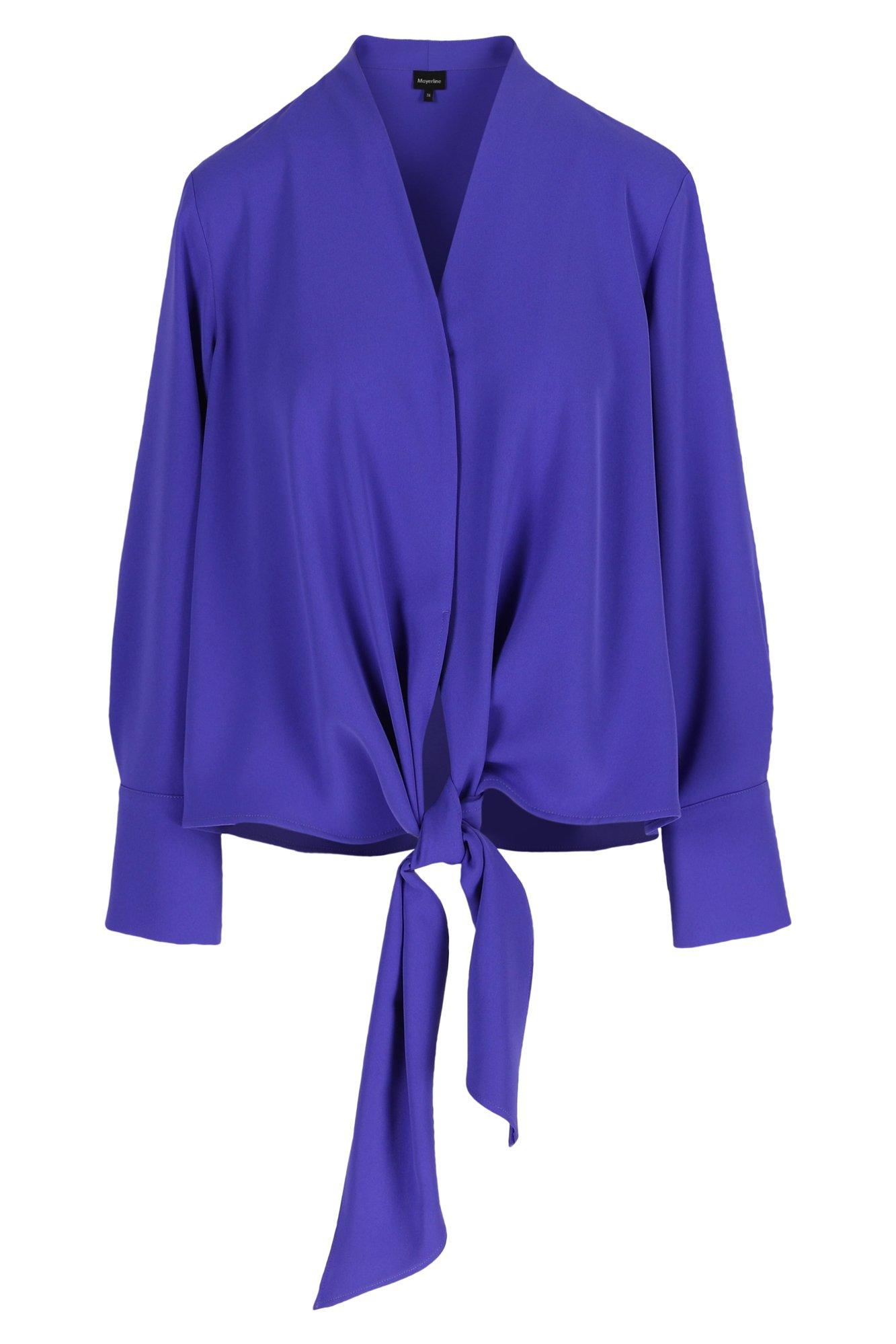 Hemden - Wijde blouse met knoop vooraan