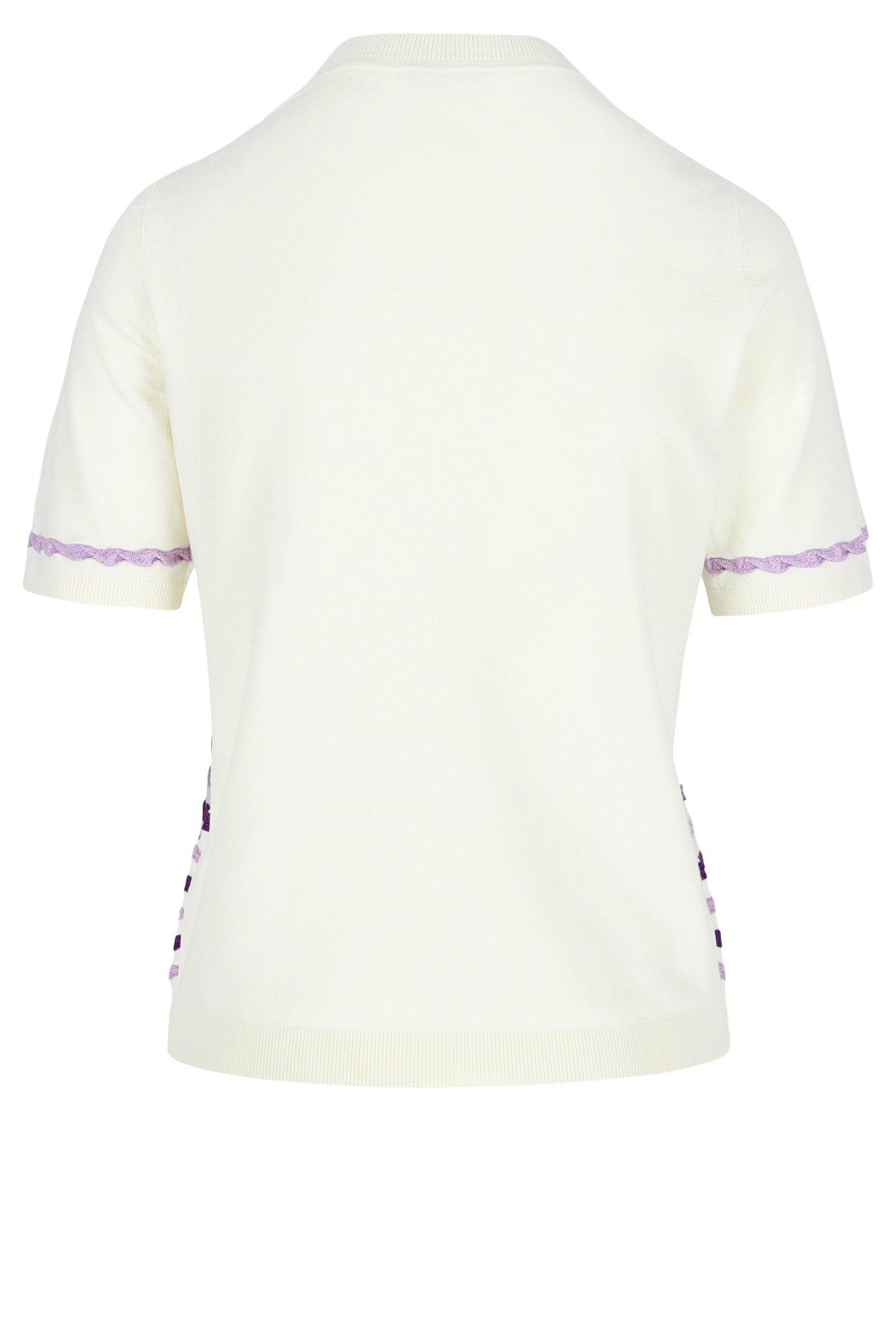 Pulls - Pull relief à rayures lurex
