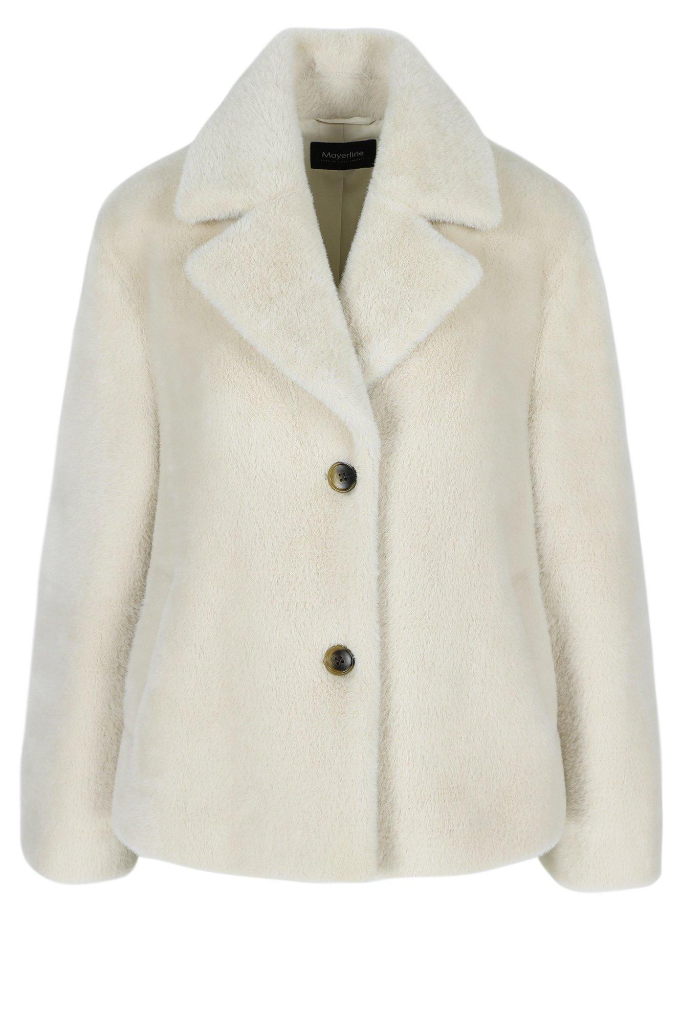 Jassen - Korte A-lijnjas in faux fur