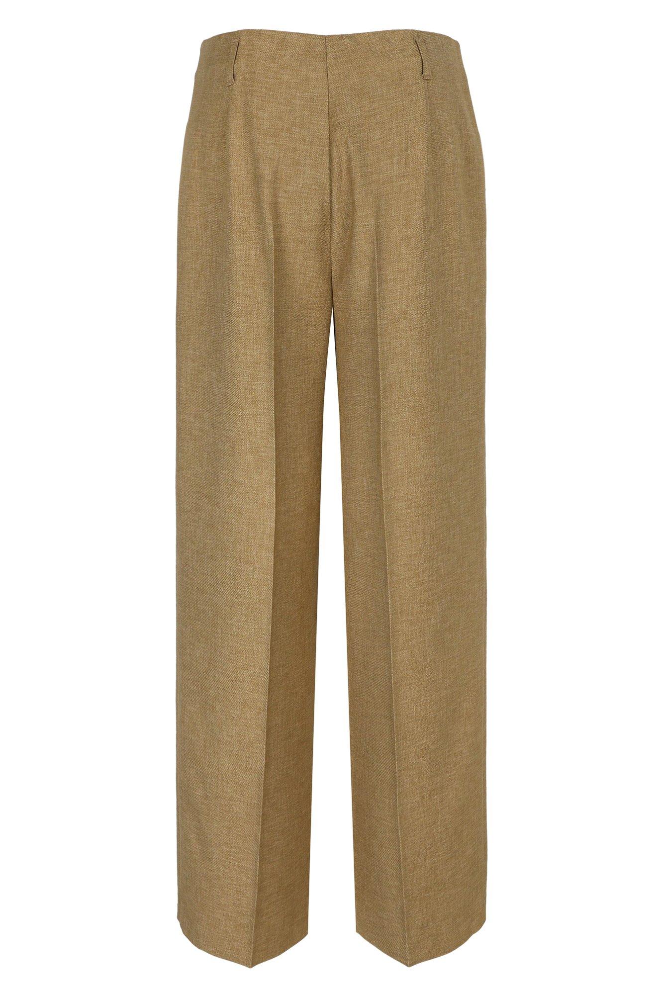 Broeken - Wijde broek met hoge taille