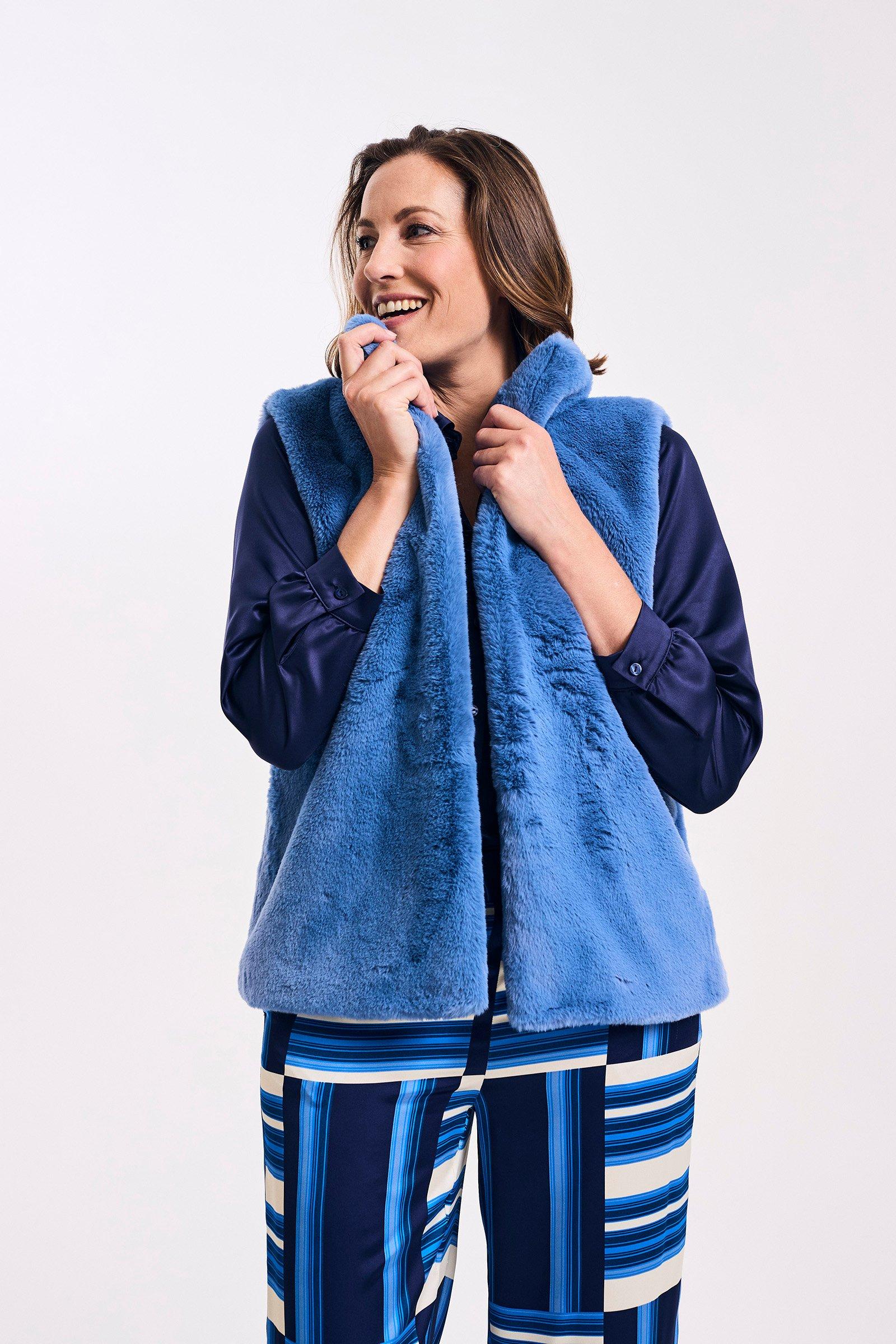 Veste sans manches en fausse fourrure - ame