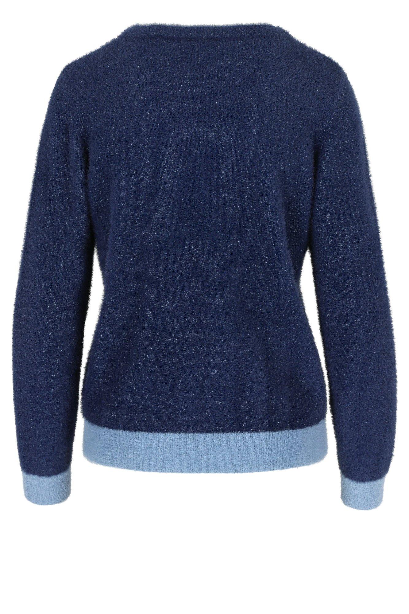 Pulls - Pull col en V poilu avec lurex