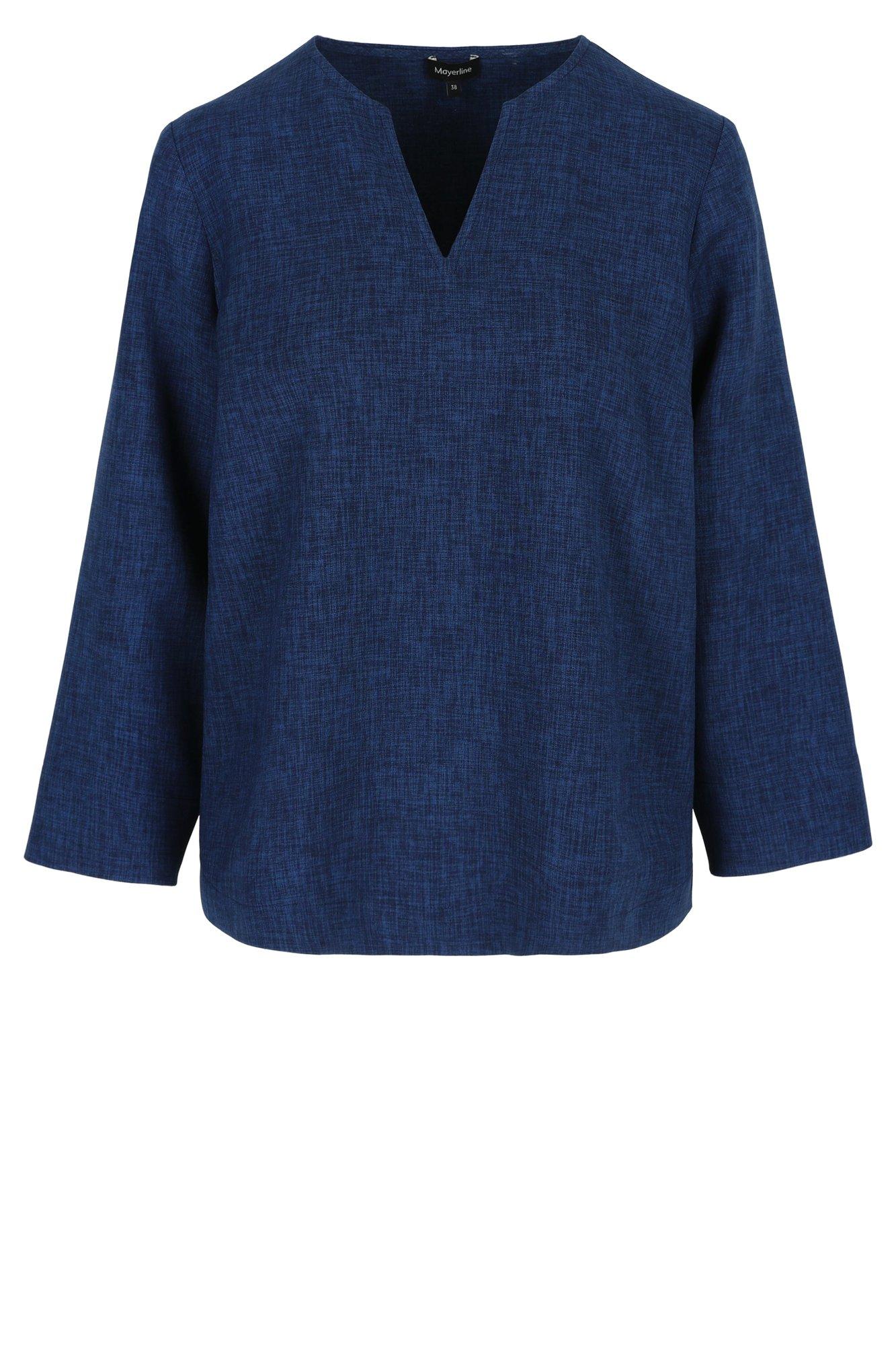 Chemises - Blouse ample en tissu chiné