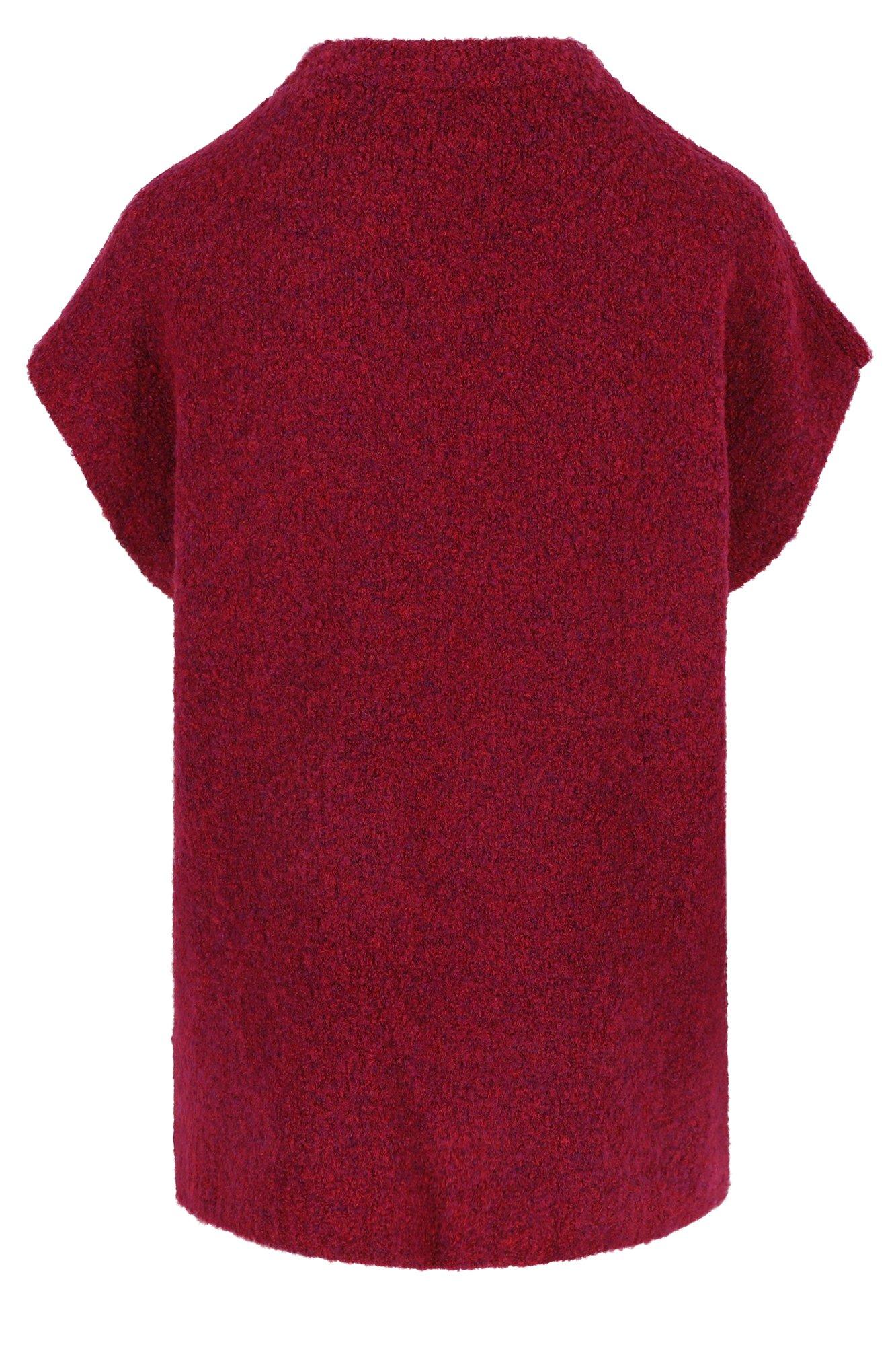 Cardigans - Cardigan sans manches en bouclette