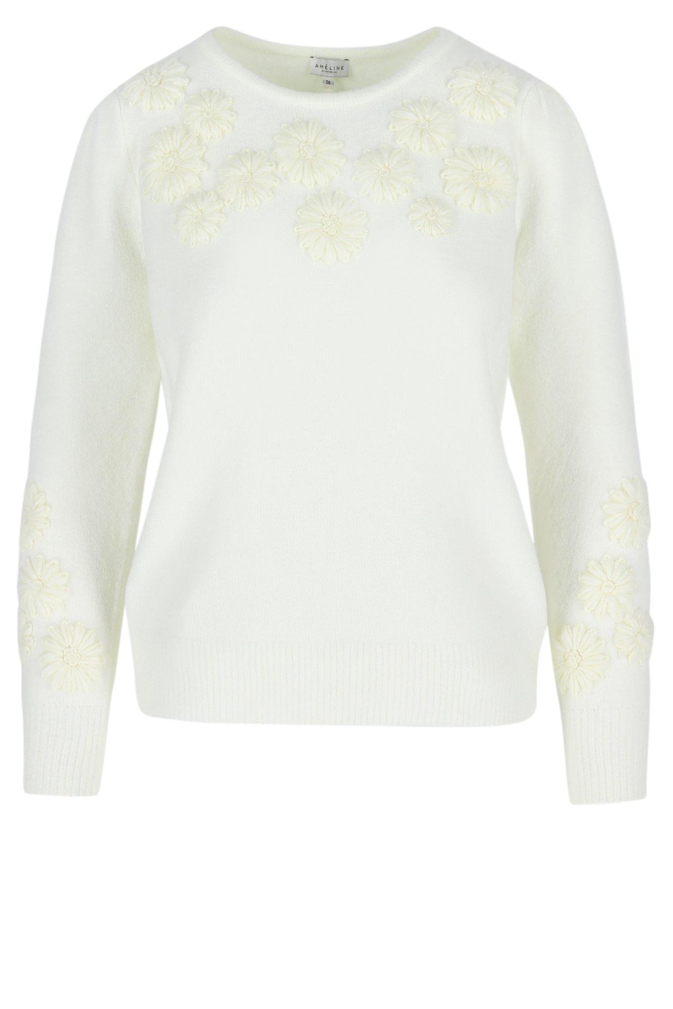 Pulls - Pull avec broderie ton-sur-ton
