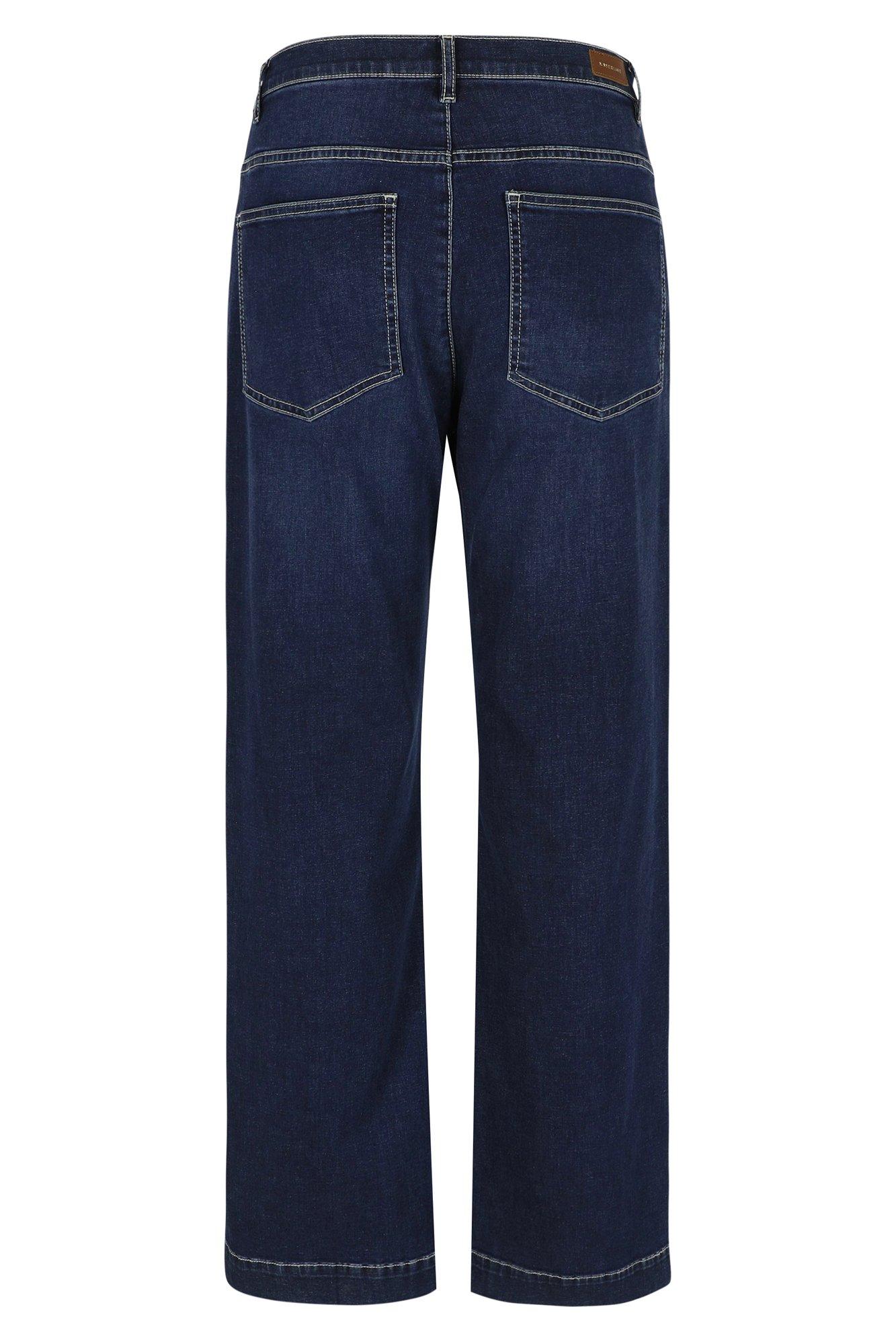 Pantalons - Jeans stretch large à taille haute
