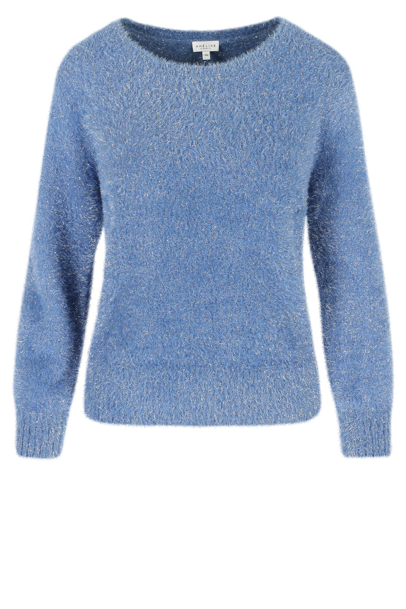Pull poilu avec fils argentés - null - ame