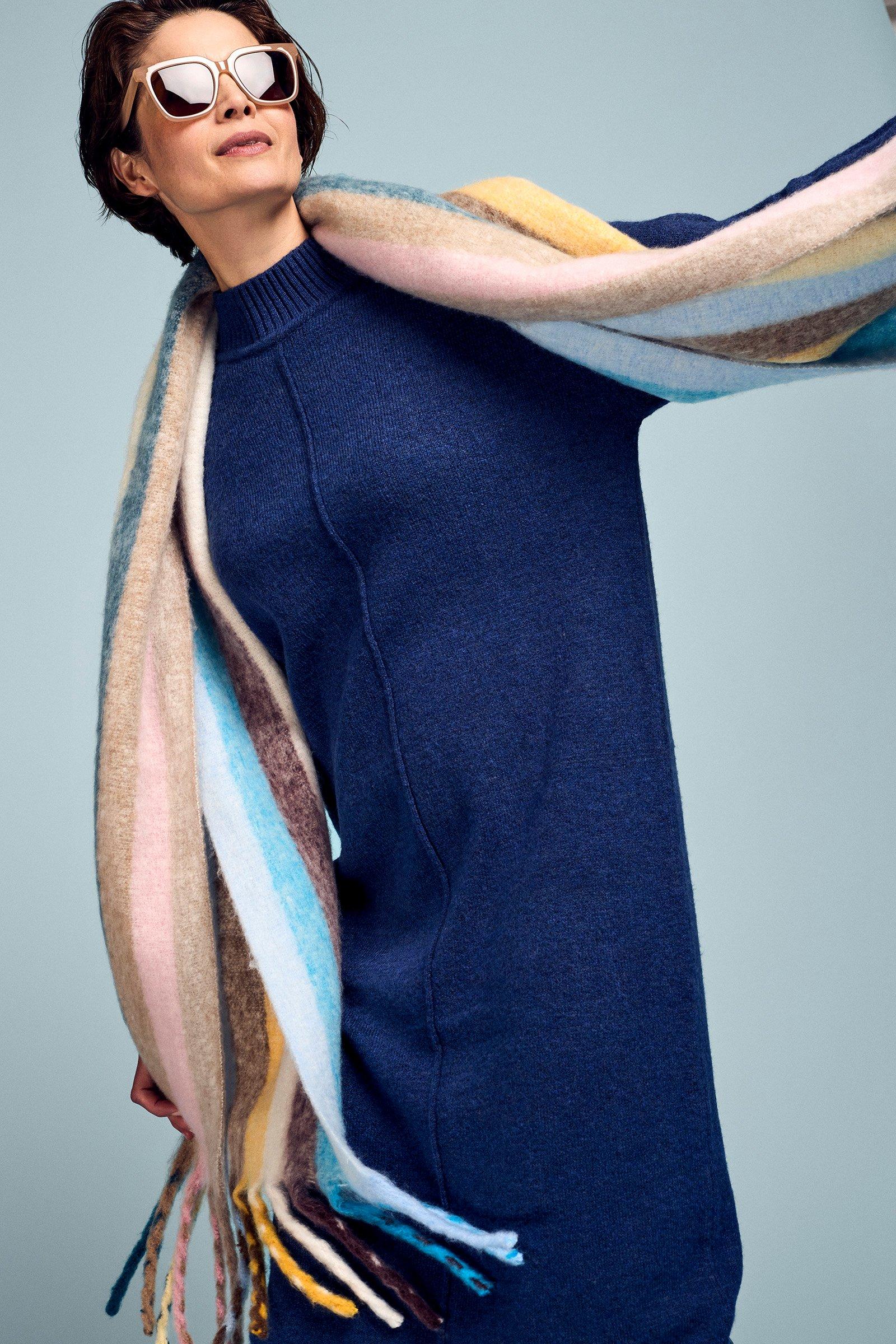 Robe en maille col montant - null - ame