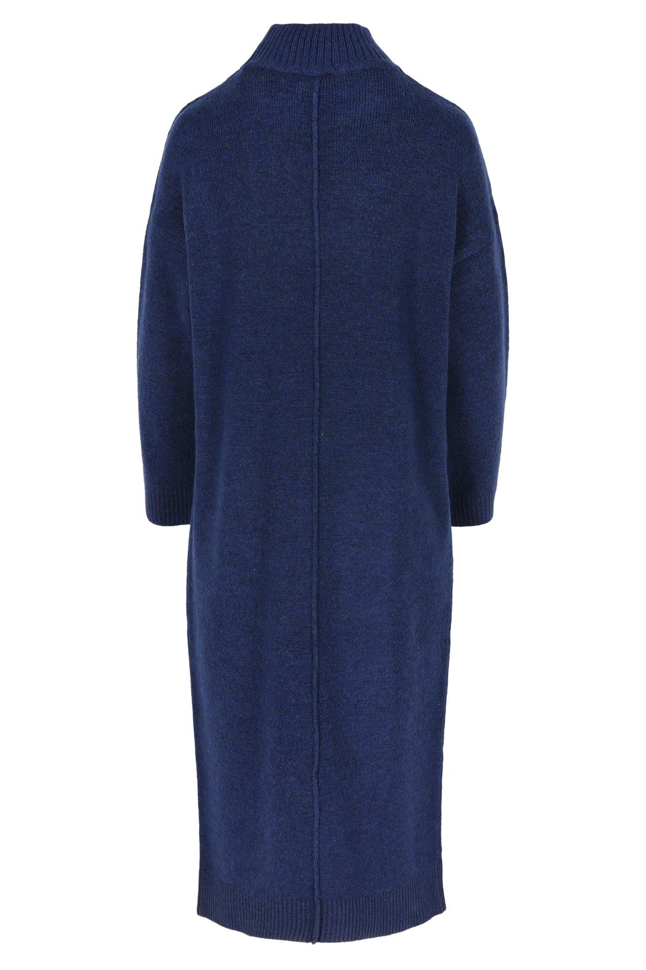 Robes - Robe en maille col montant