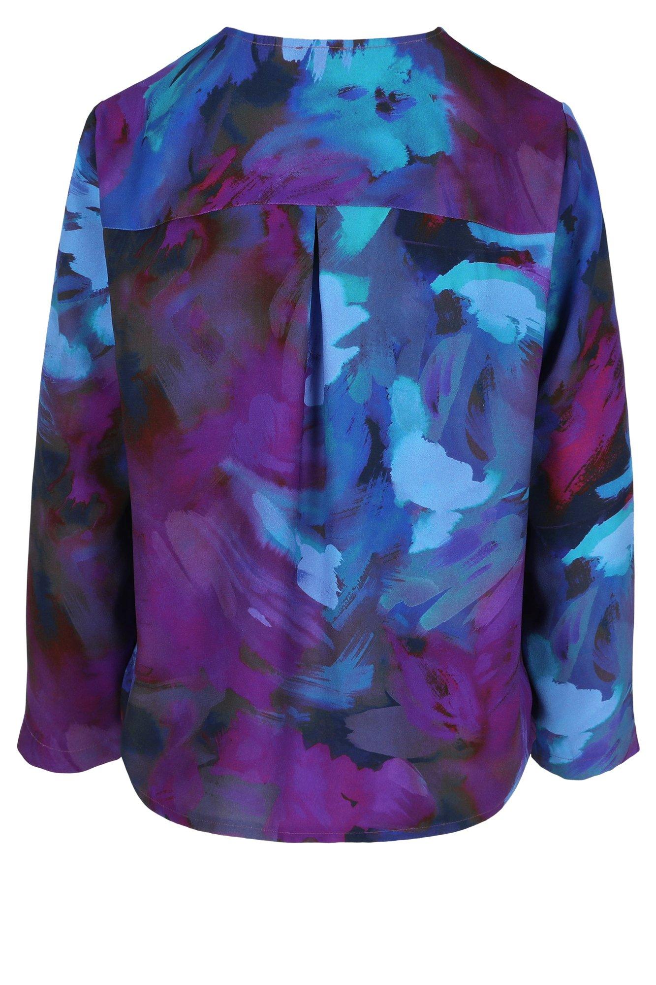 Hemden - Wijde easy care printblouse