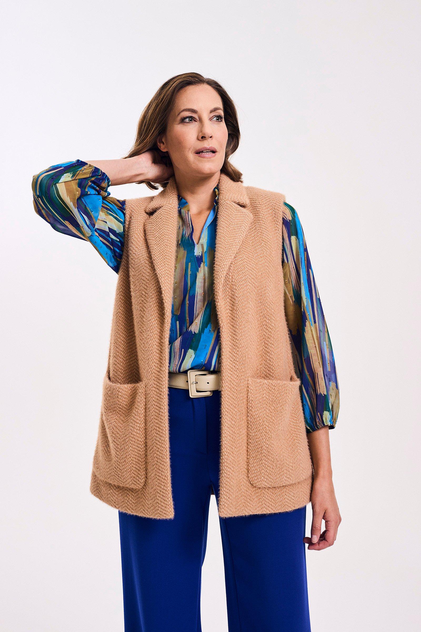 Mouwloos jasje in cachemere  look - null - may