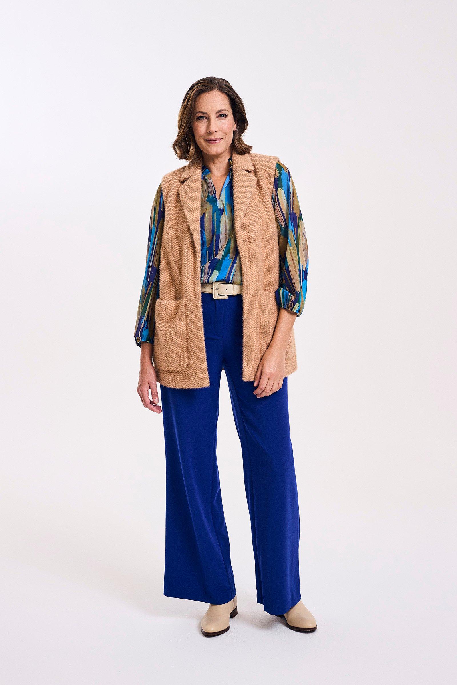 Blazers - Mouwloos jasje in cachemere  look