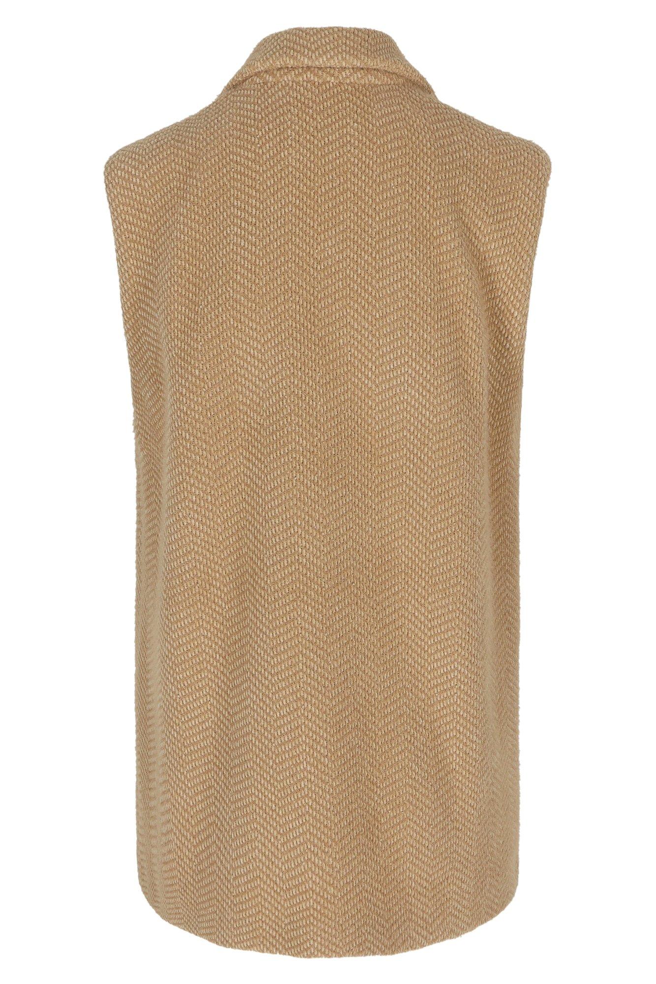 Blazers - Mouwloos jasje in cachemere  look