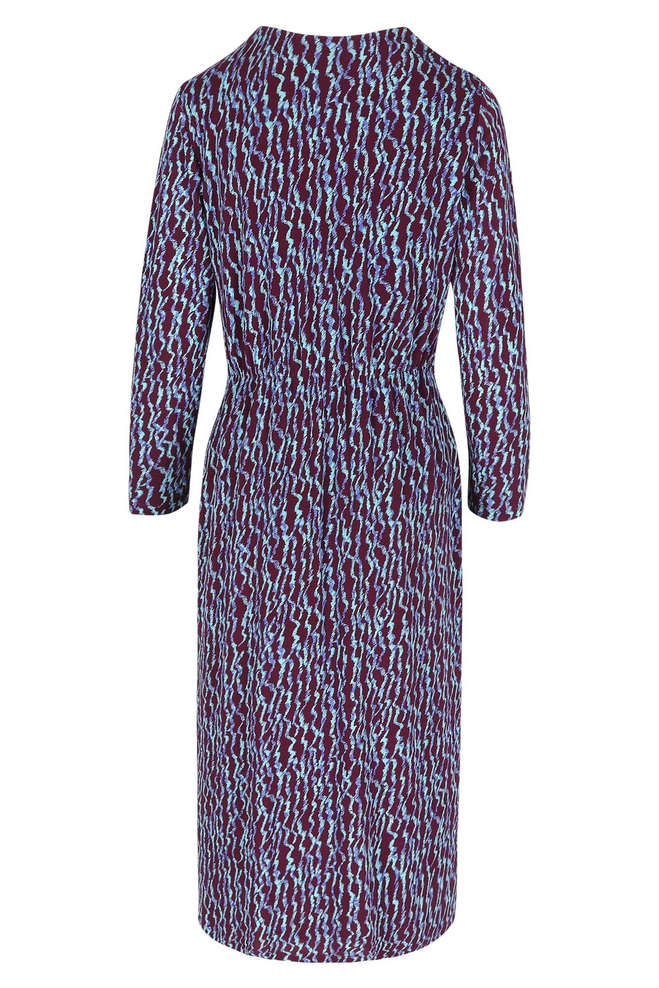 Robes - Robe portefeuille en jersey à imprimé abstrait