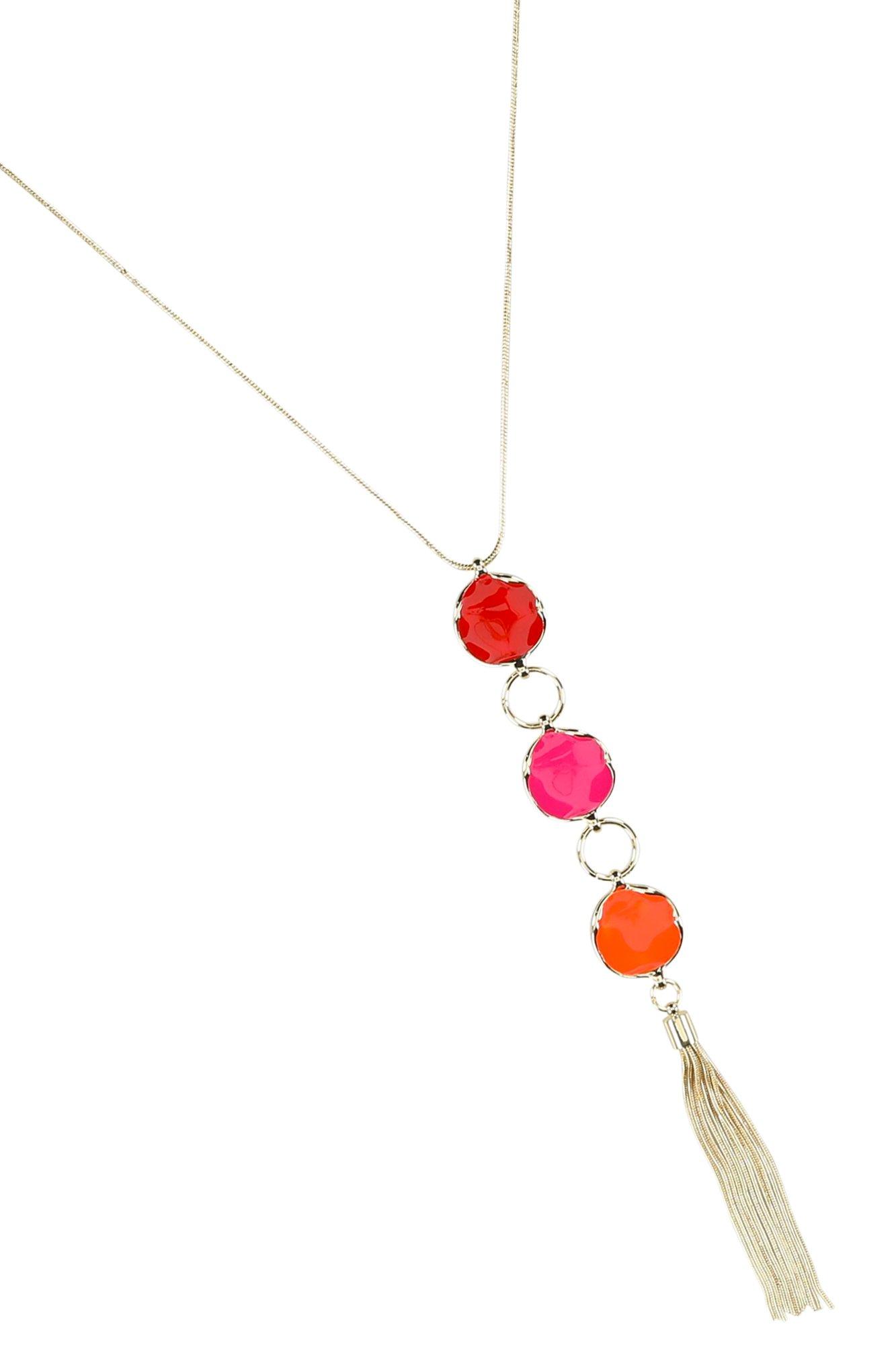 Babyspulletjes - Fijne ketting met multicolor hanger