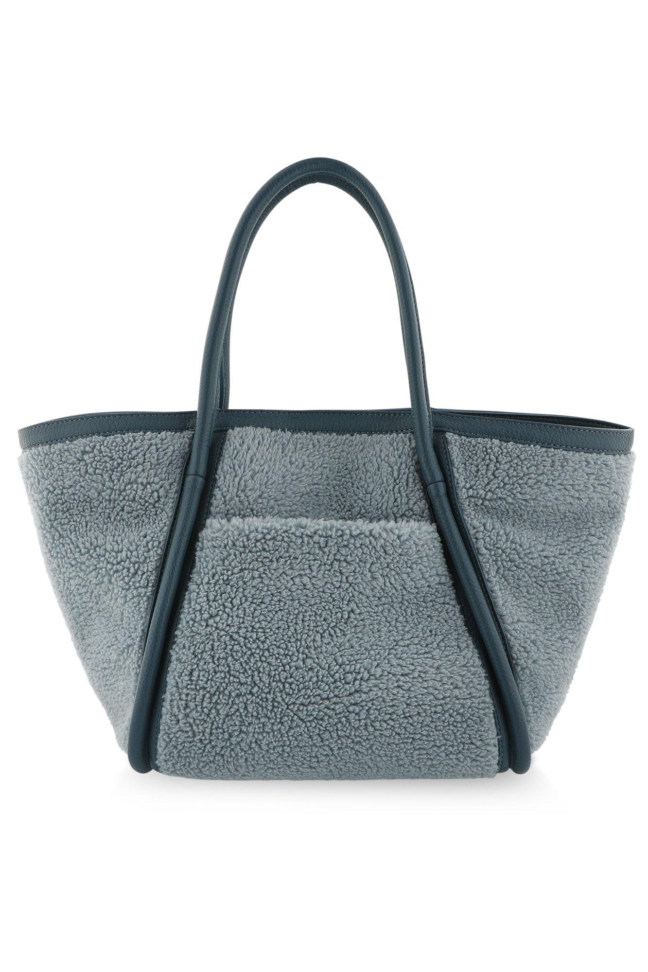 Grote shopper in teddy - may