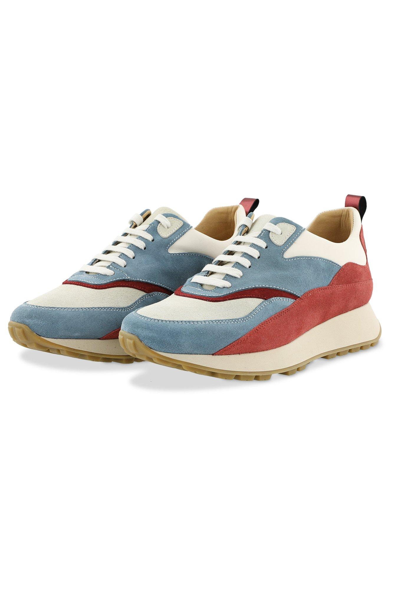 Chaussures - Baskets multicolores en nubuck