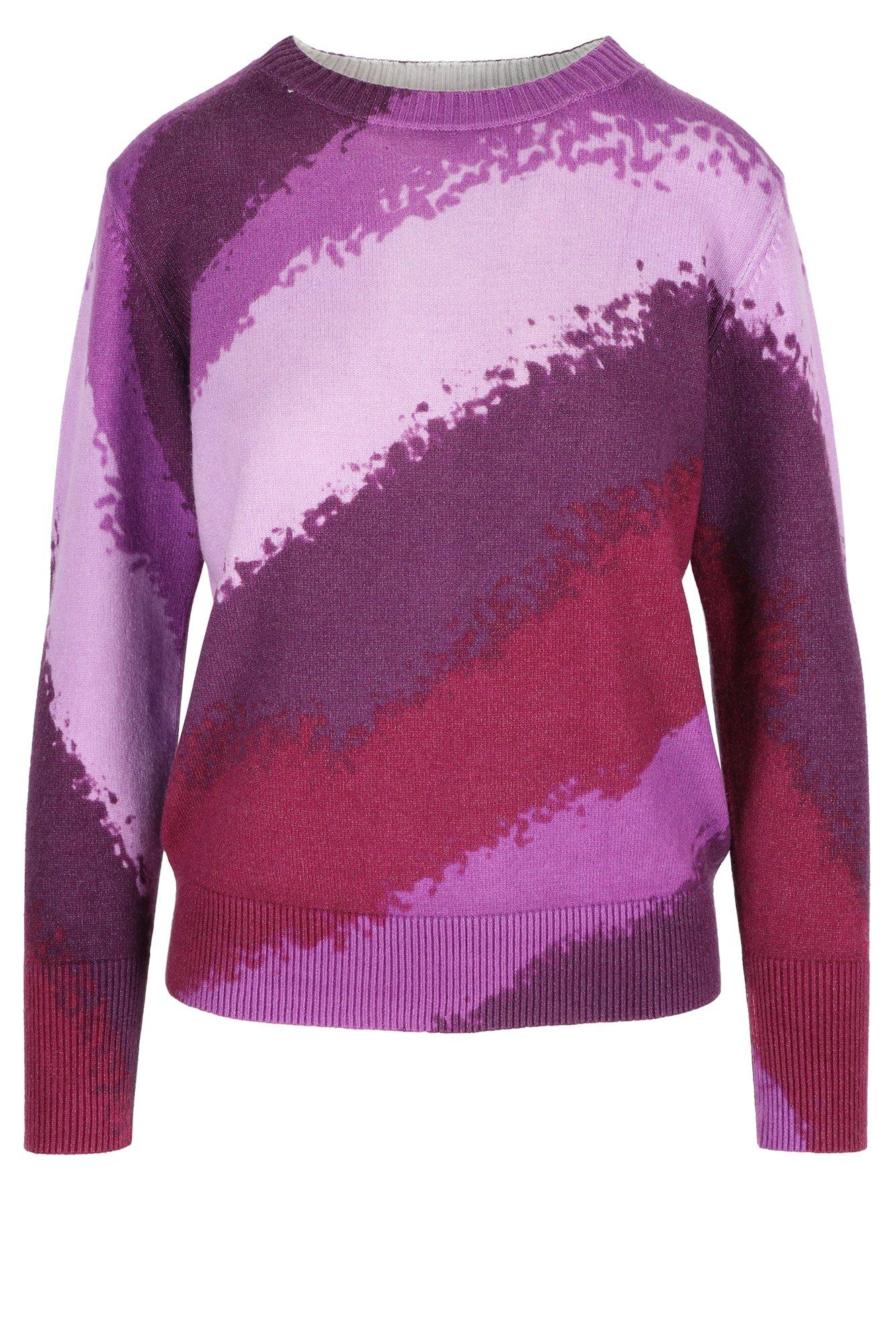 Truien - Printtrui met dipdye effect