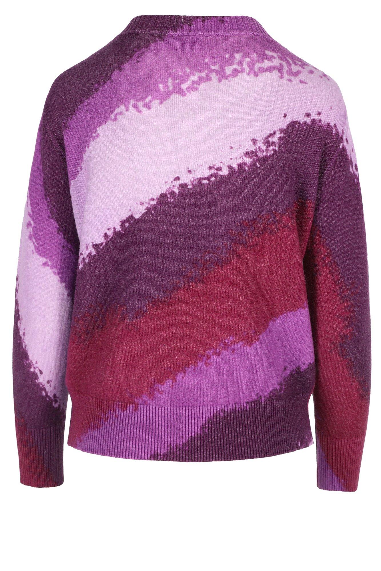 Truien - Printtrui met dipdye effect