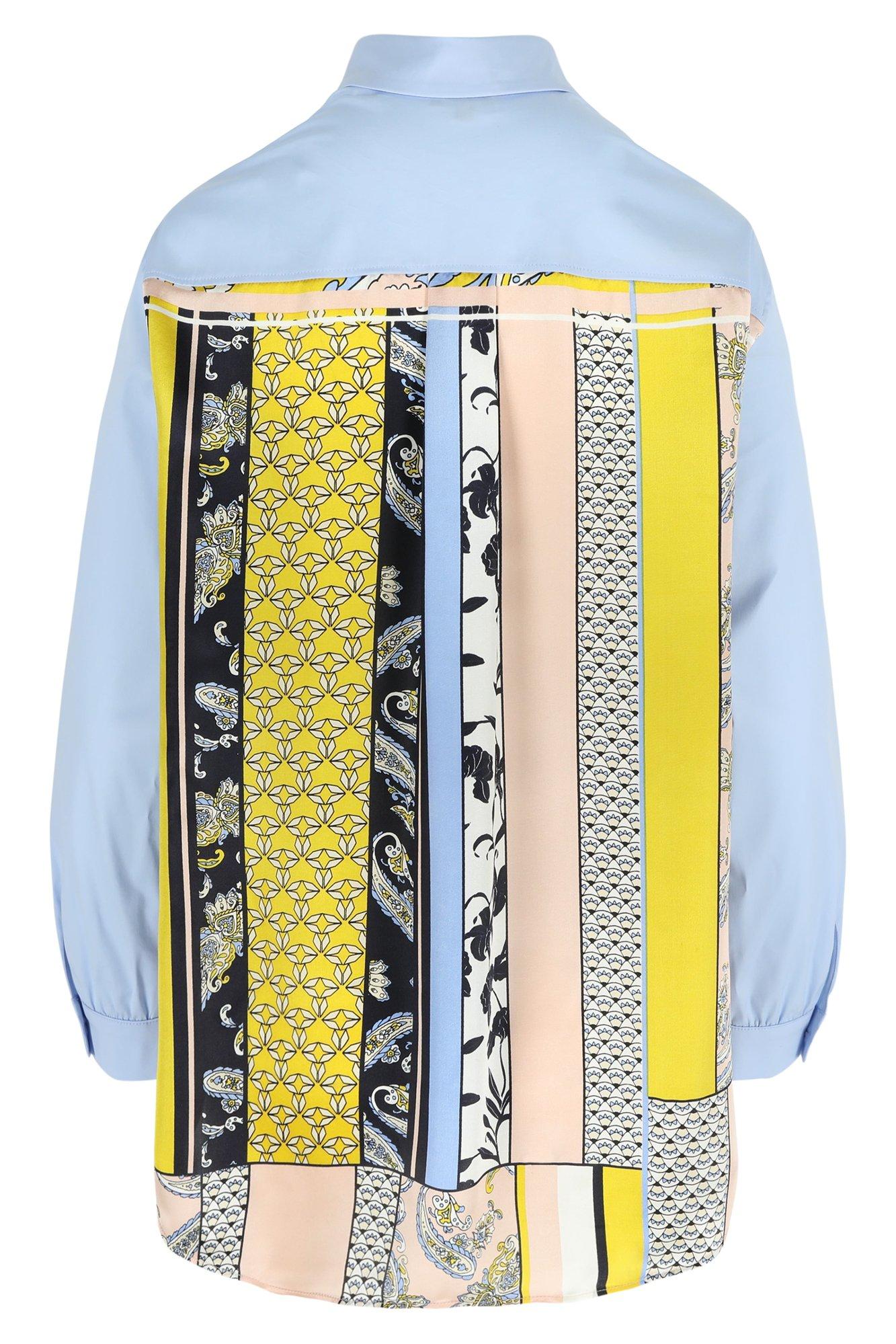 Hemden - Upcycled combishirt in zijde en katoen limited edition