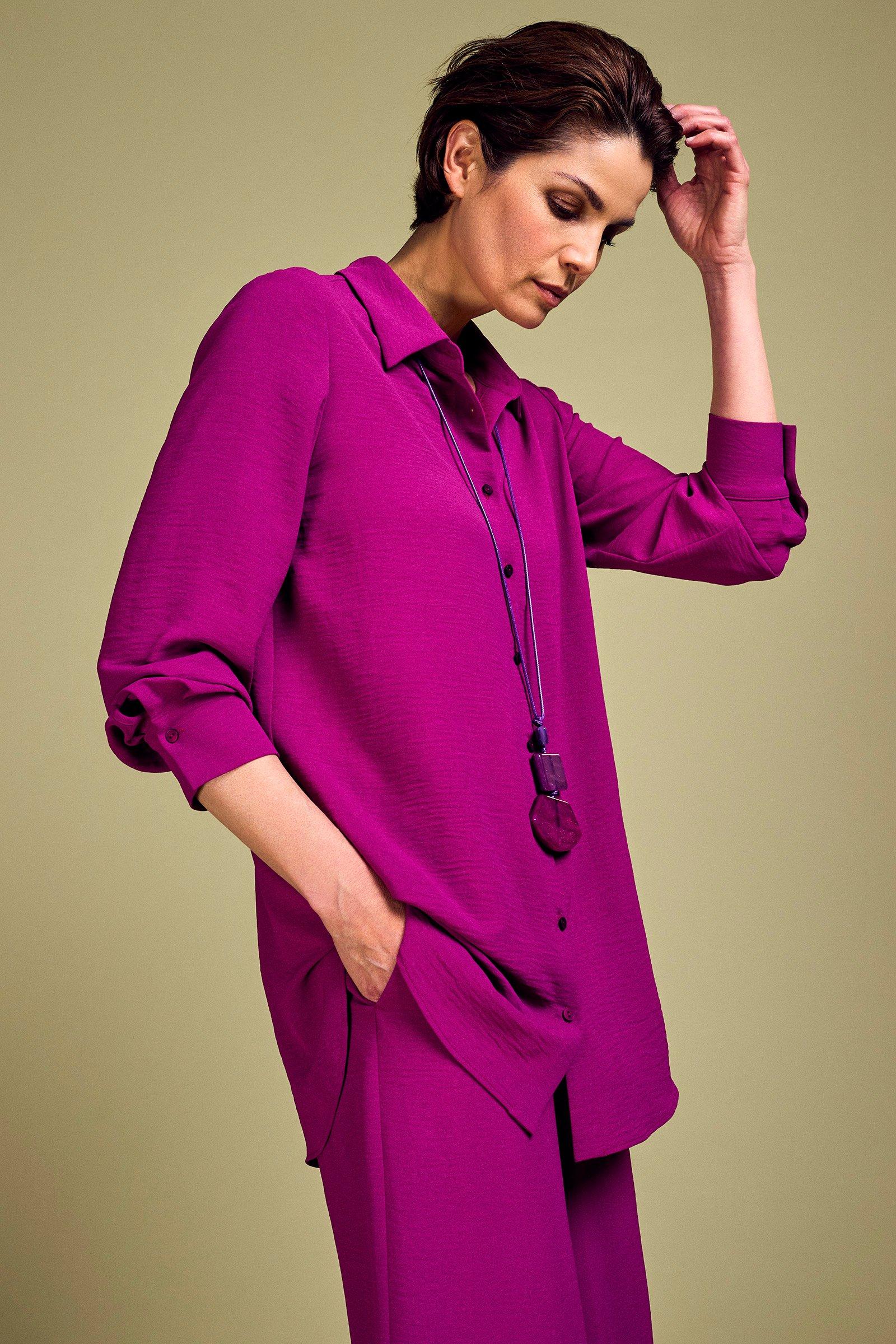 Lange easy care hemdblouse - null - ame