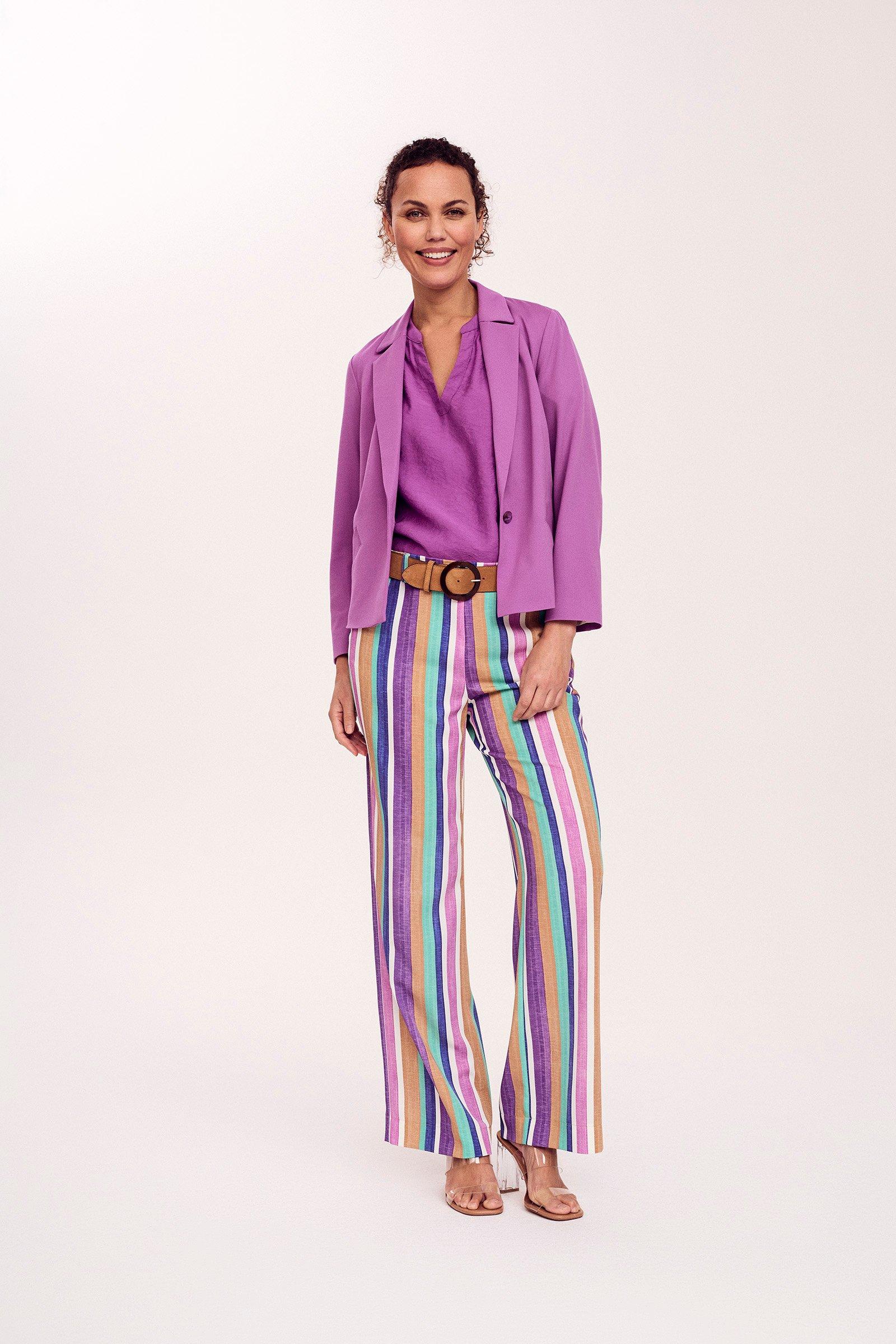 Blazers - Korte blazer met schuine zakken