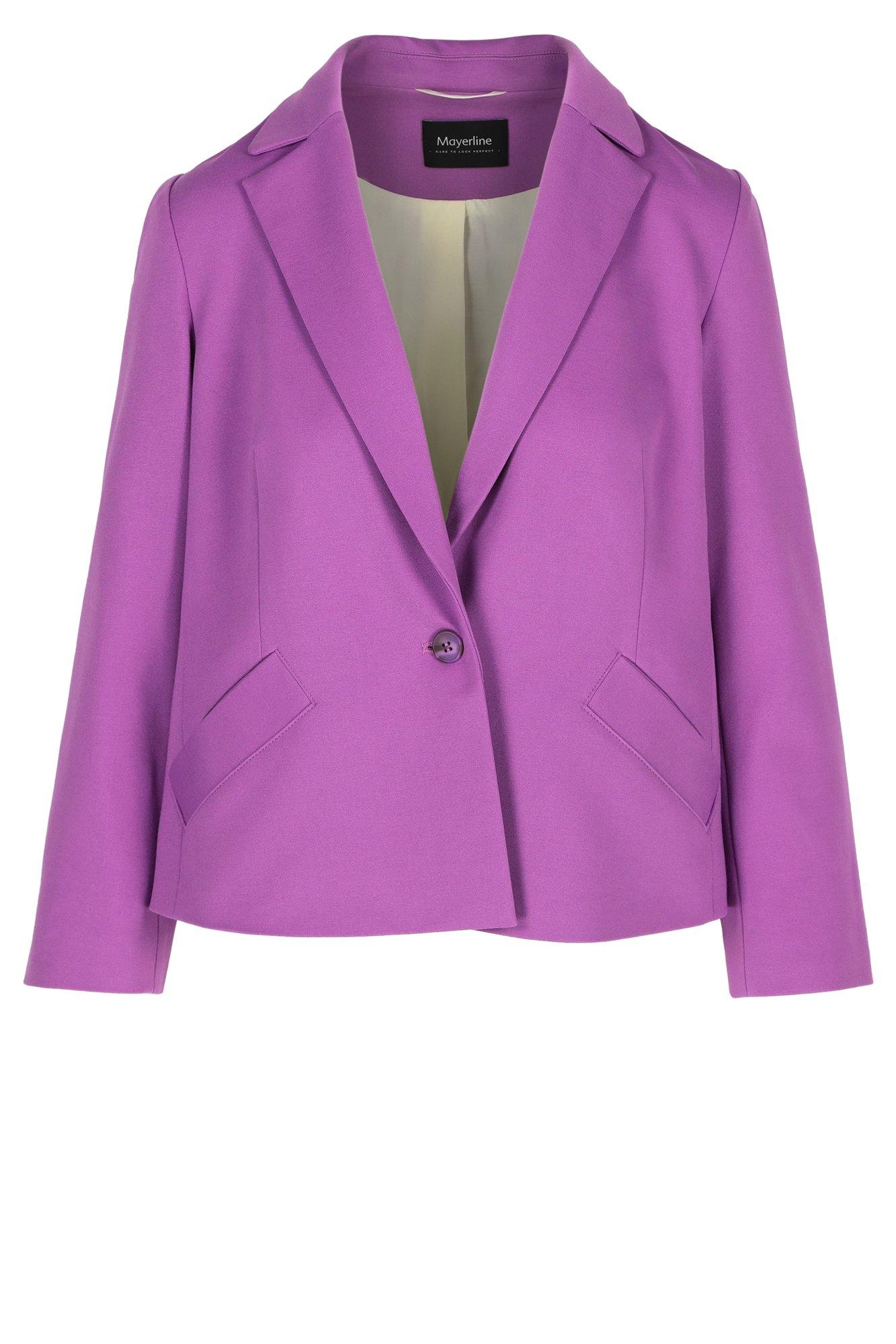 Blazers - Korte blazer met schuine zakken