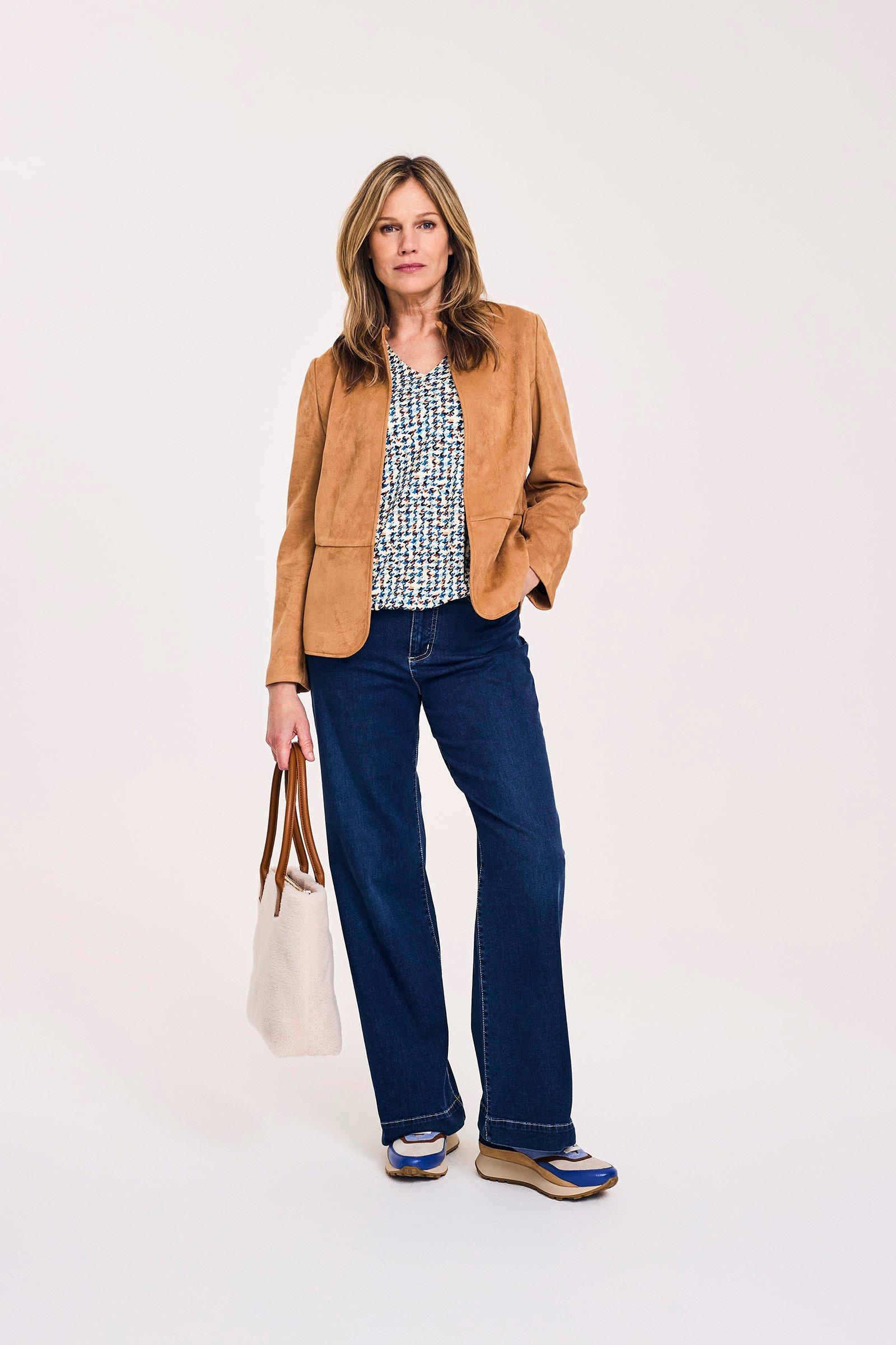 Blazers - Veste en faux daim fermée par un crochet