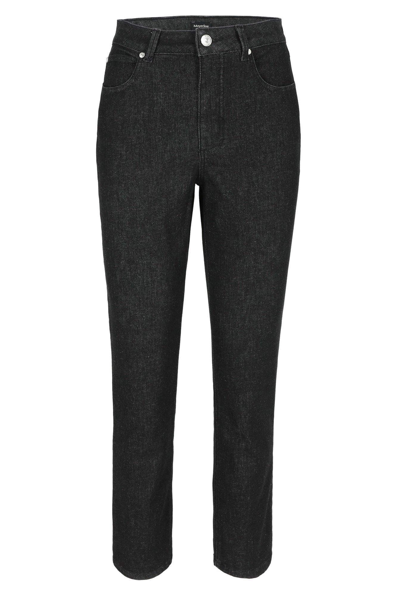 Pantalons - Jeans carotte taille haute stretch