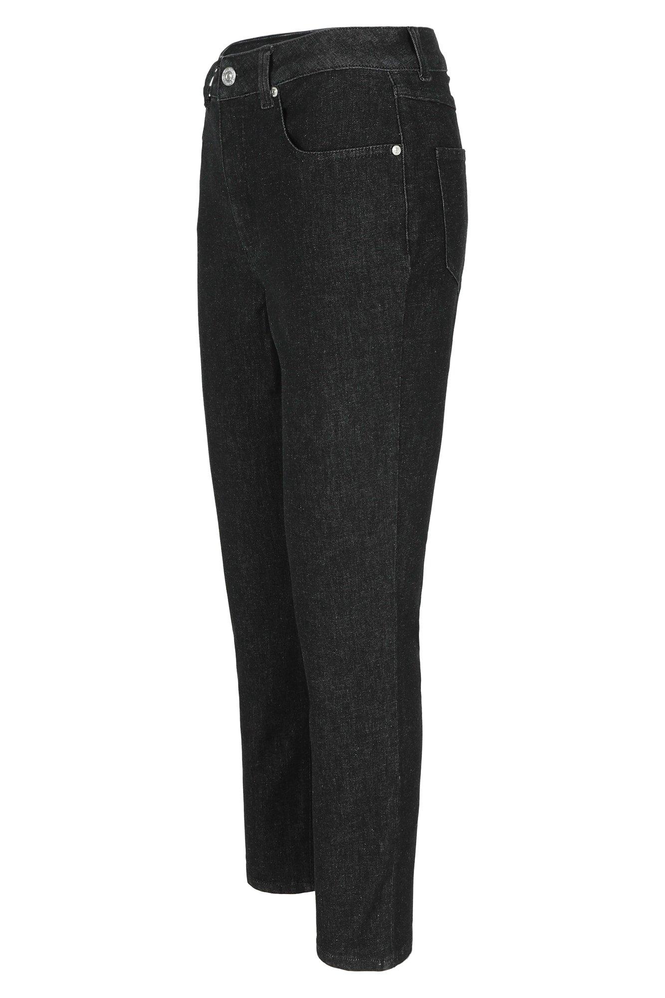 Pantalons - Jeans carotte taille haute stretch