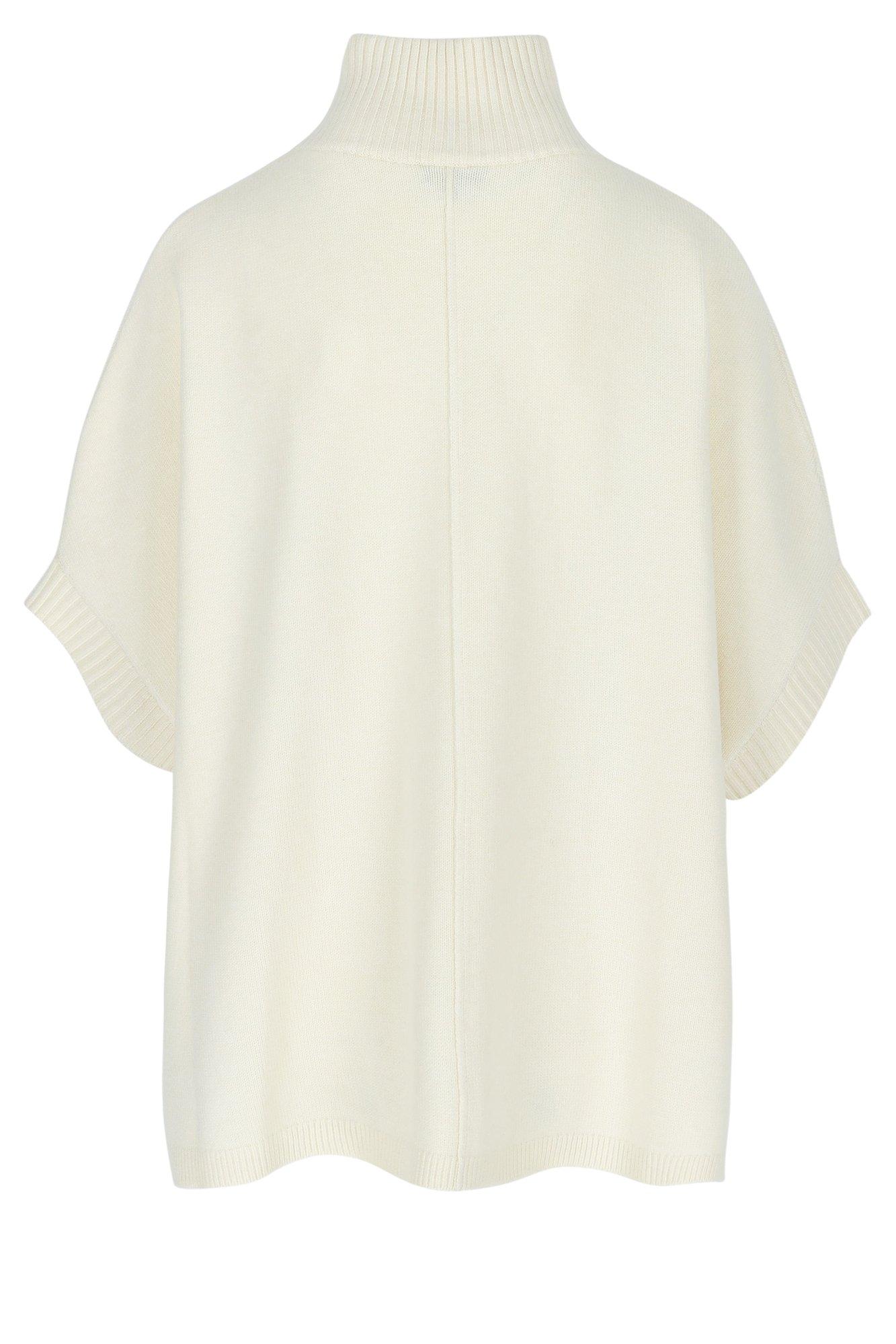 Cardigan - Gebreide cape met rits