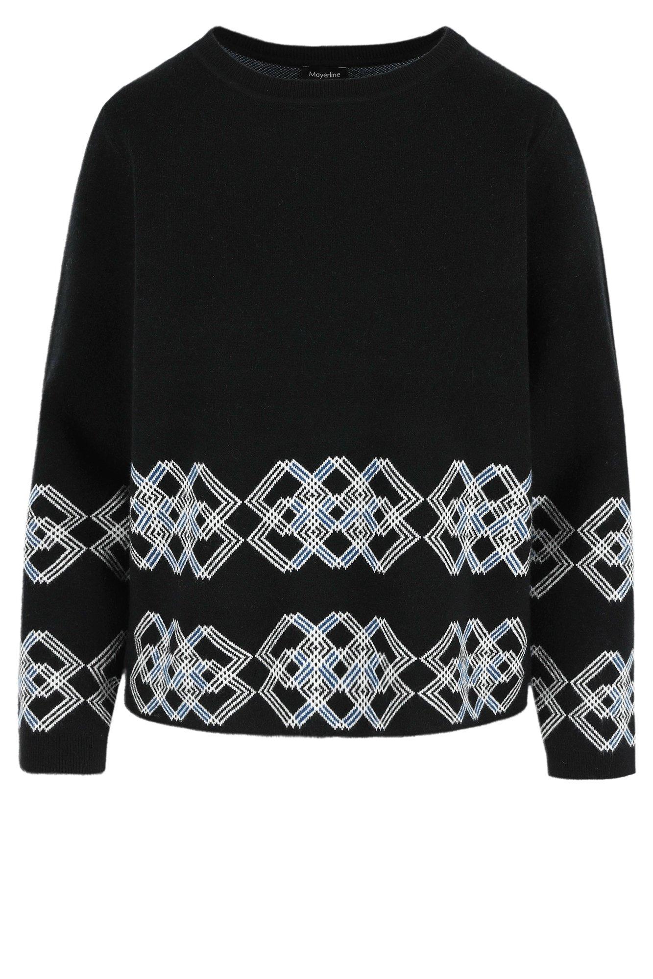 Pulls - Pull  bicolore &agrave; motif g&eacute;om&eacute;trique