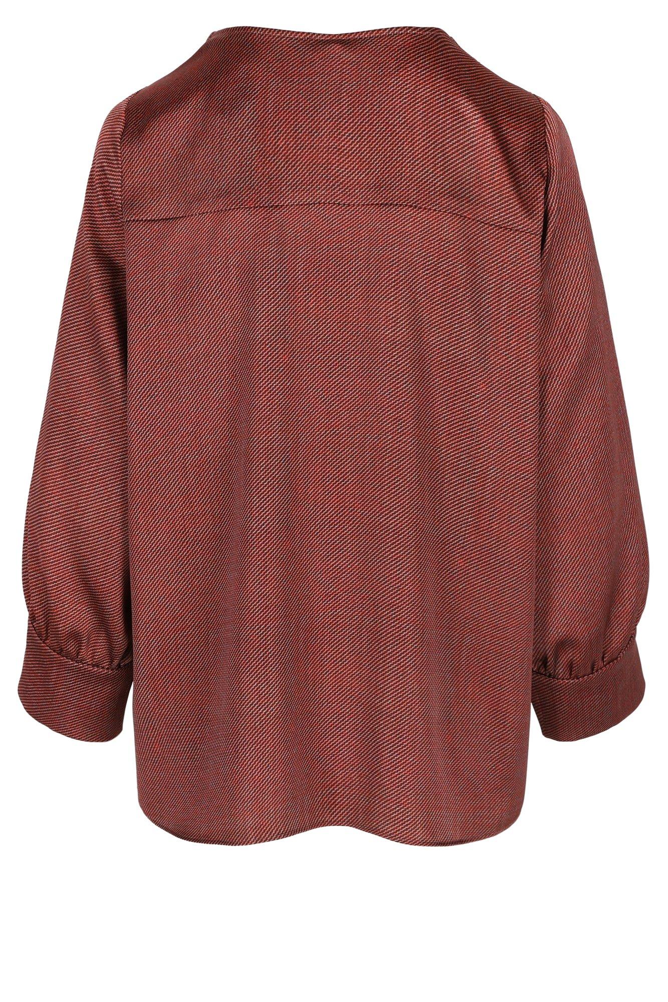 Chemises - Blouse ample à imprimé faux uni