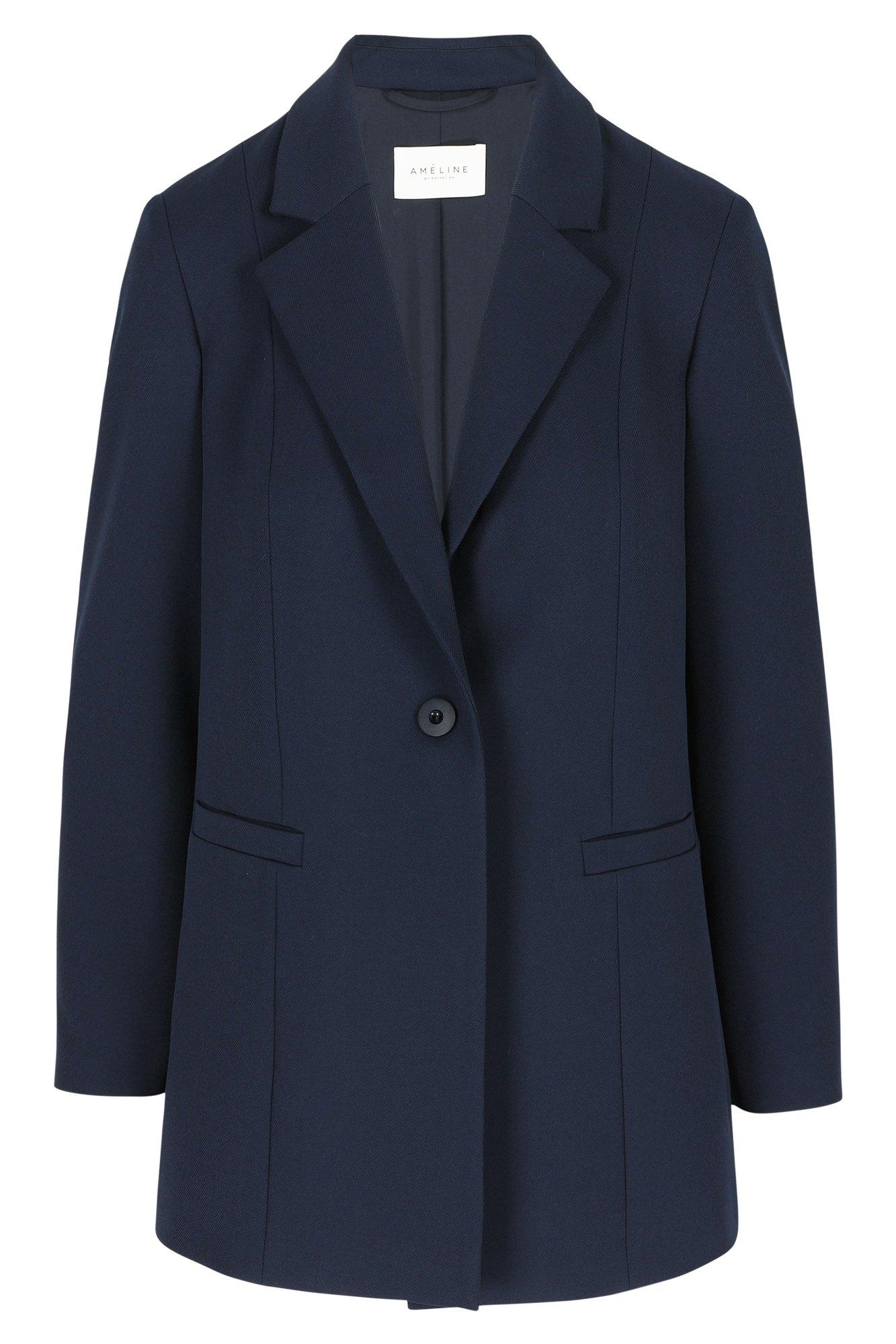 Blazers - Long blazer en twill extensible