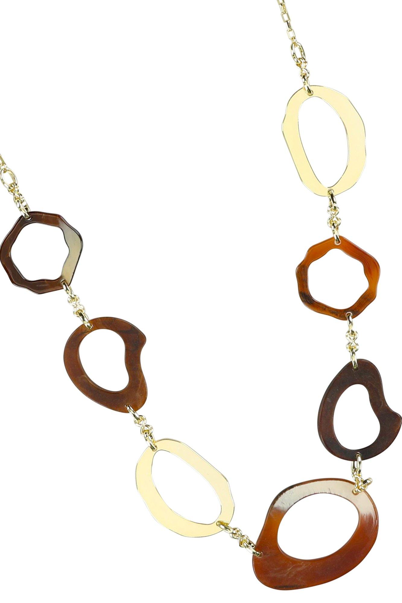 Babyspulletjes - Goudkleurige ketting met tortoise