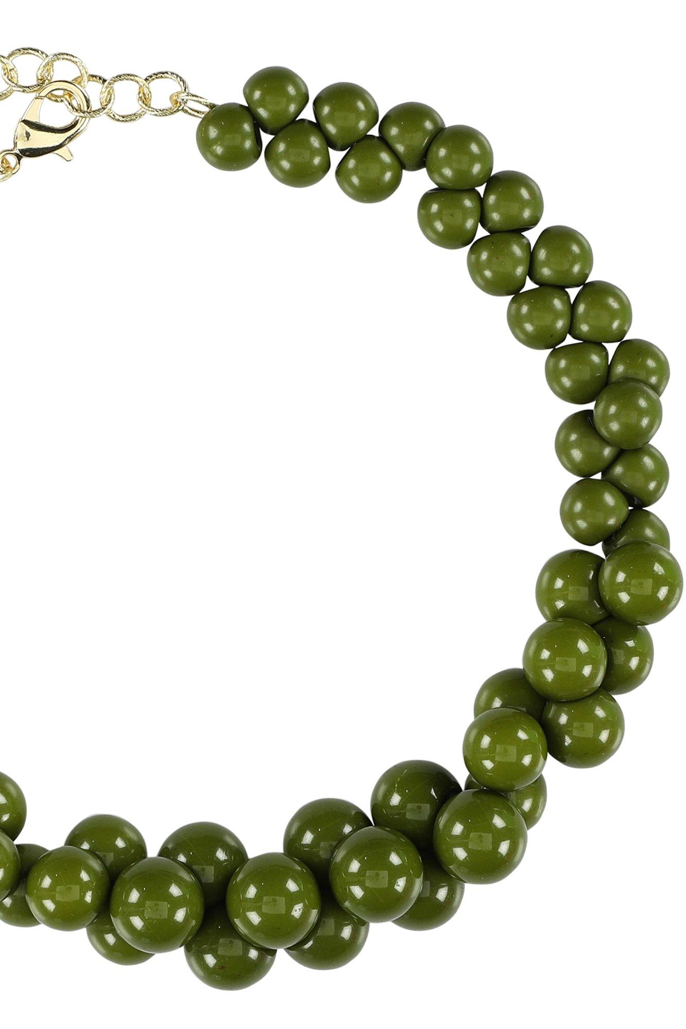 Babyspulletjes - Kort halssnoer met gekleurde parels