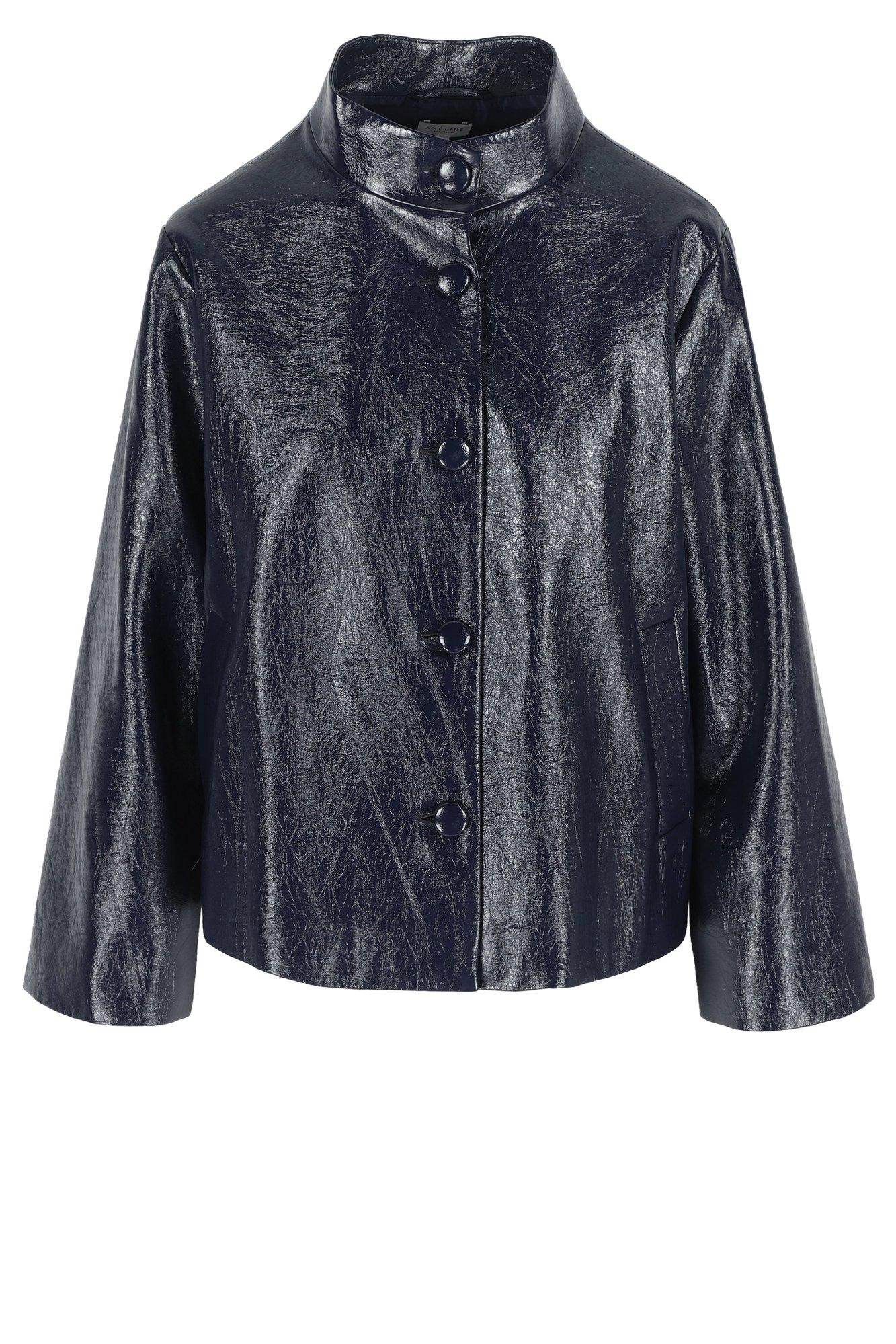 Blazers - Veste en faux cuir verni craquelé