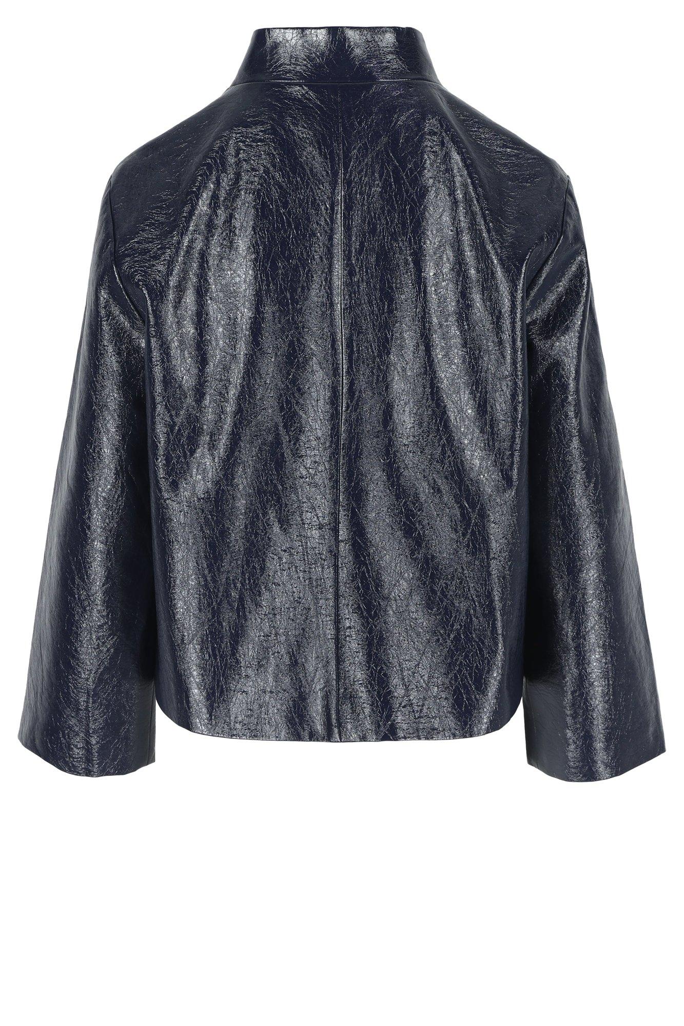 Blazers - Veste en faux cuir verni craquelé