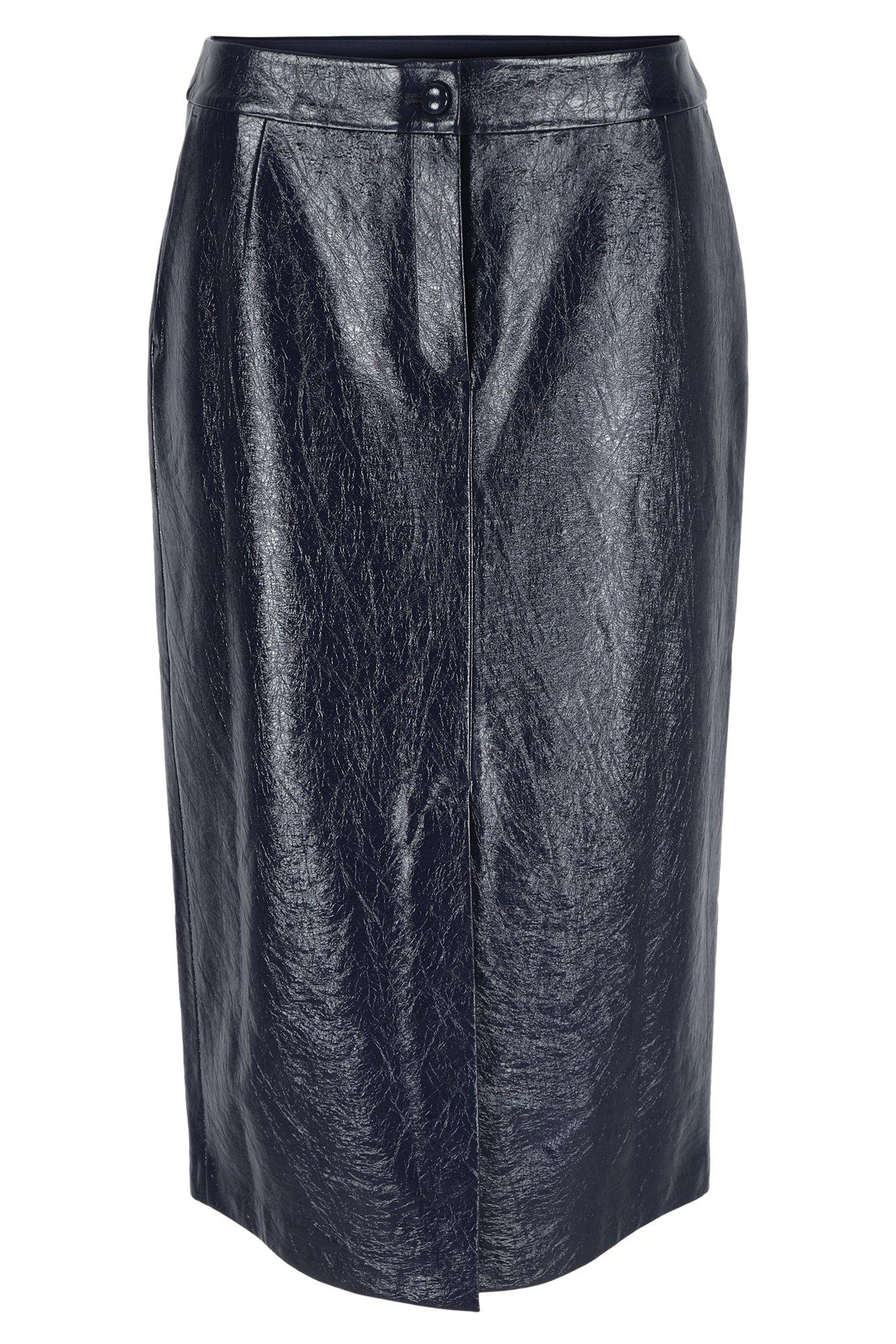Rokken - Midirok in faux lakleer