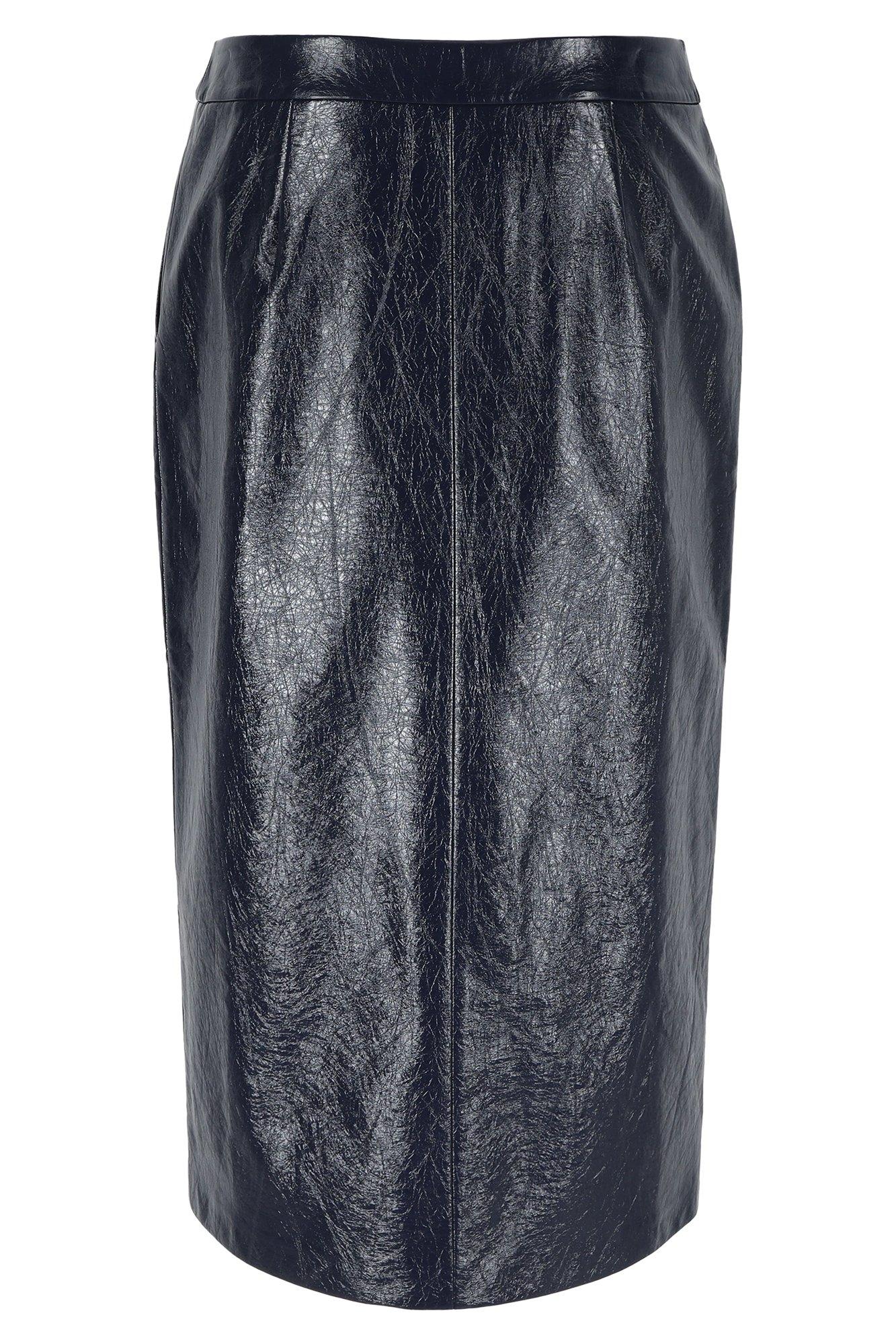 Rokken - Midirok in faux lakleer