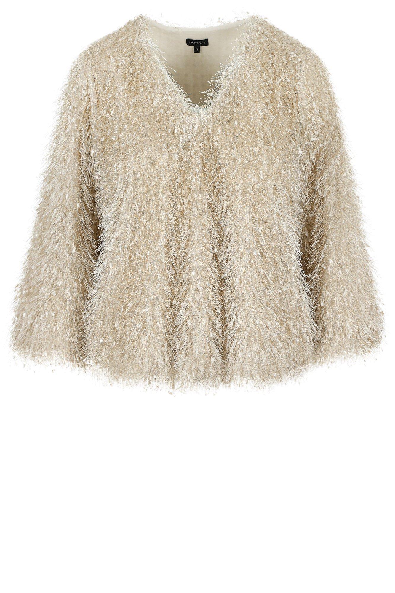 Hemden - V-halsblouse met veertjeslook