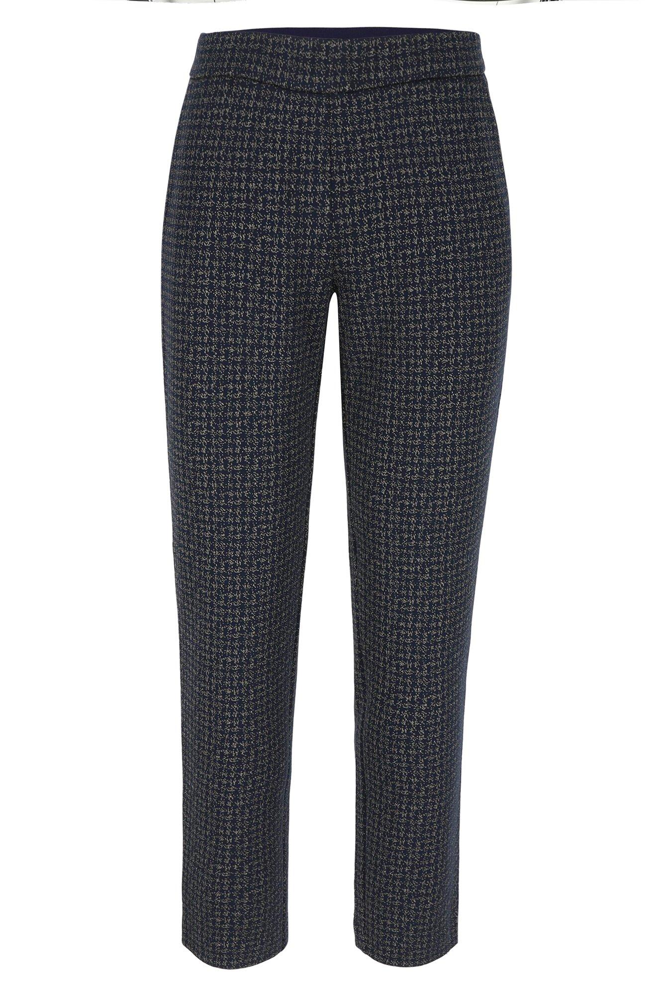 Enkellange jerseybroek in pied-de-coq - null - may