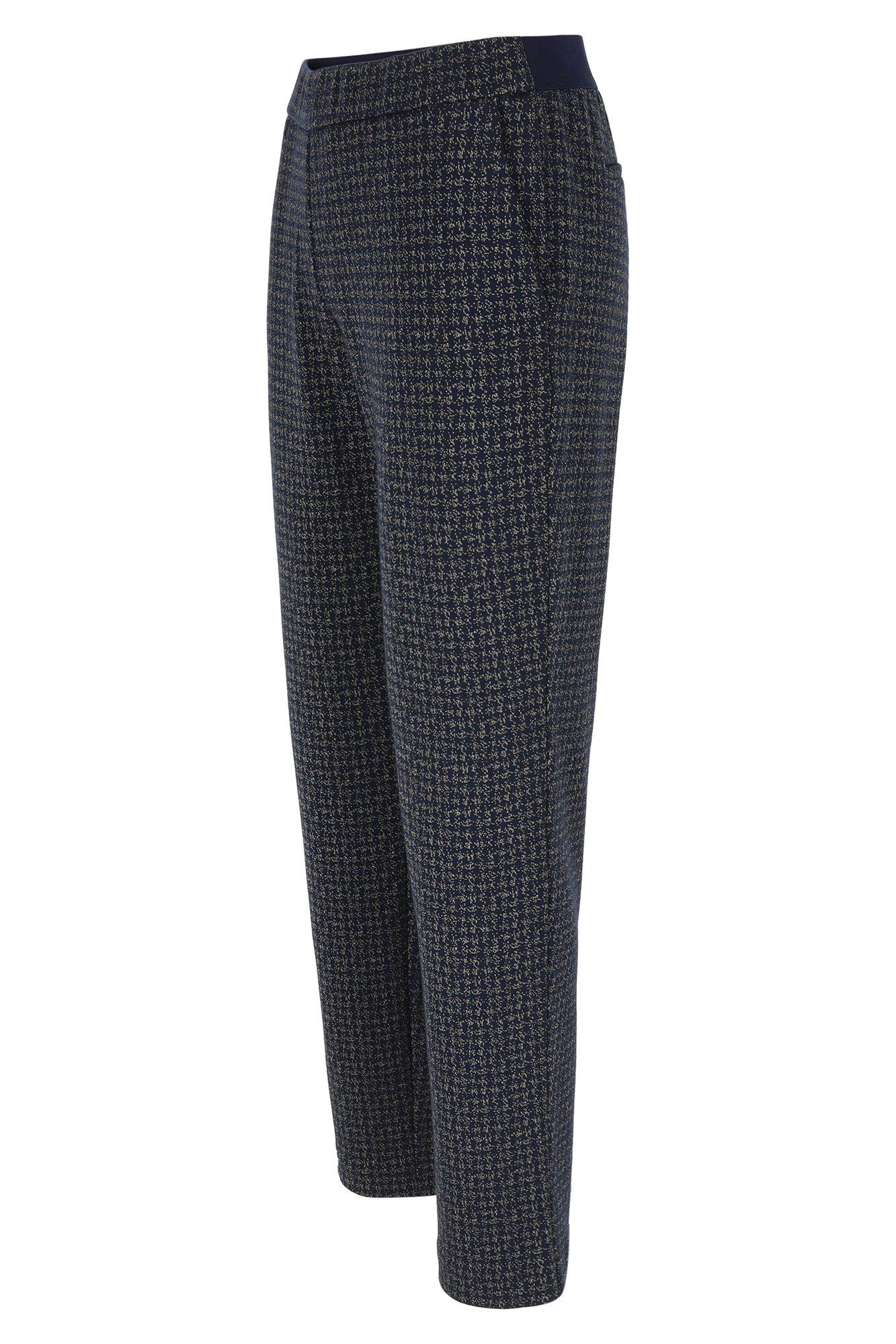 Pantalons - Pantalon jersey pied-de-coq